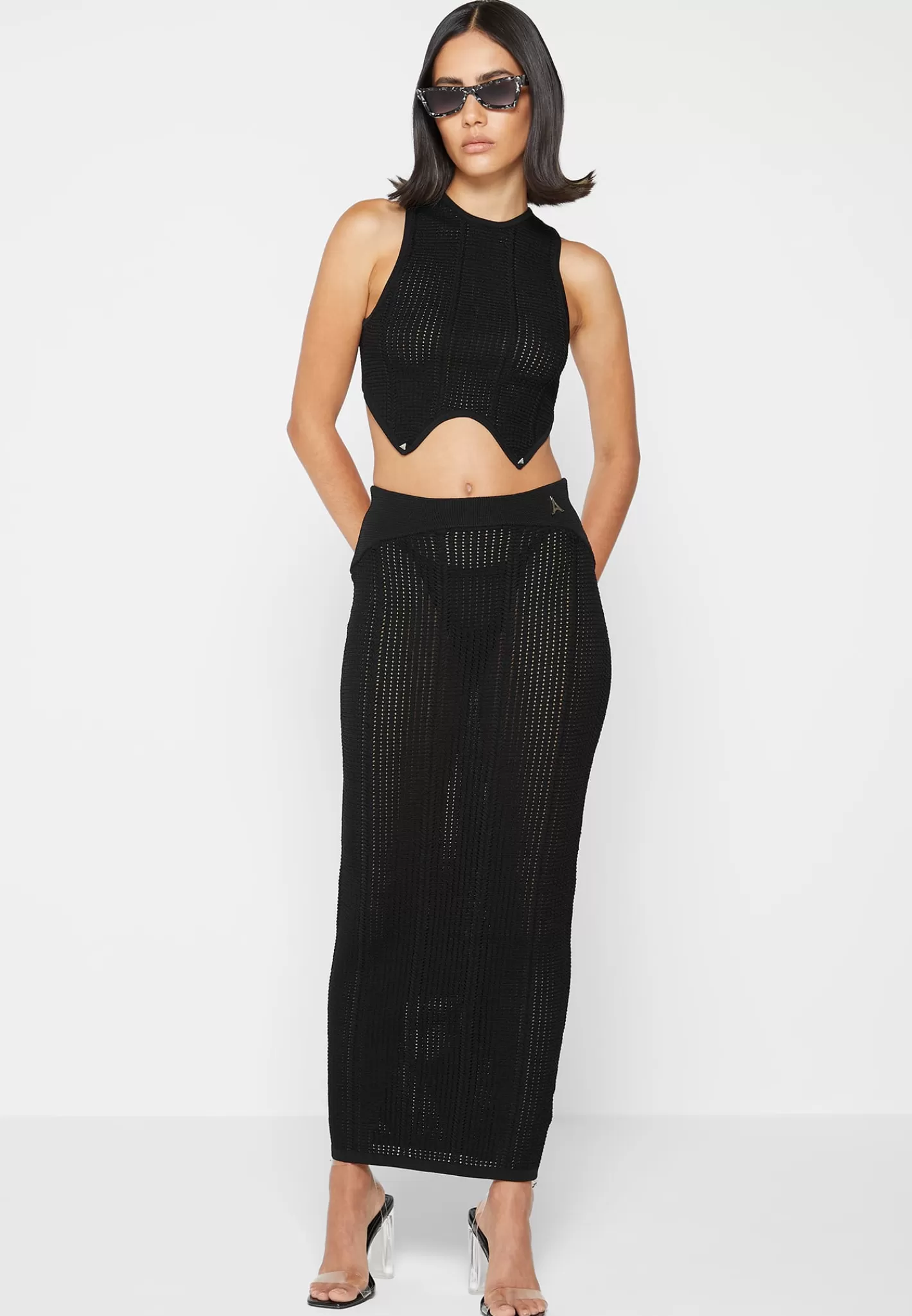 2-In-1 Knitted Midaxi Dress - -Manière De Voir Flash Sale