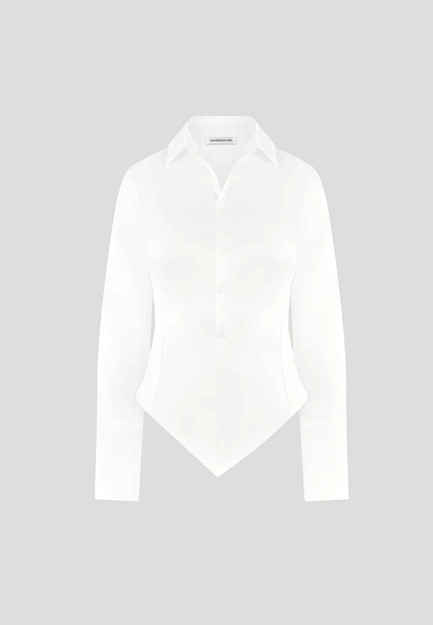 Angled Satin Shirt - -Manière De Voir Cheap