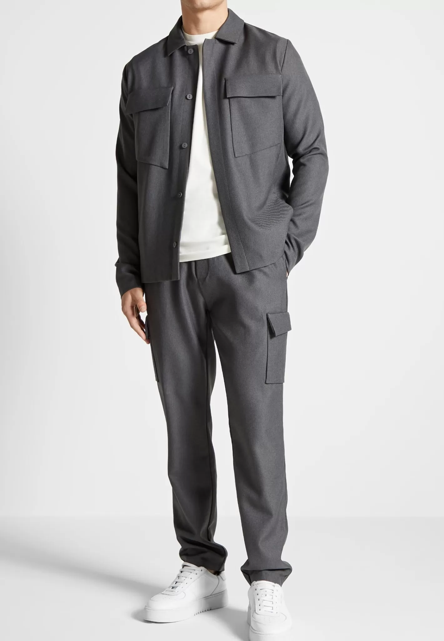 Angular Pocket Cargo Pants - Marl-Manière De Voir Best Sale