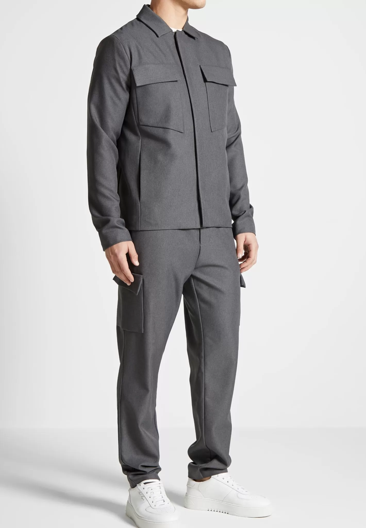 Angular Pocket Overshirt - Marl-Manière De Voir Best Sale