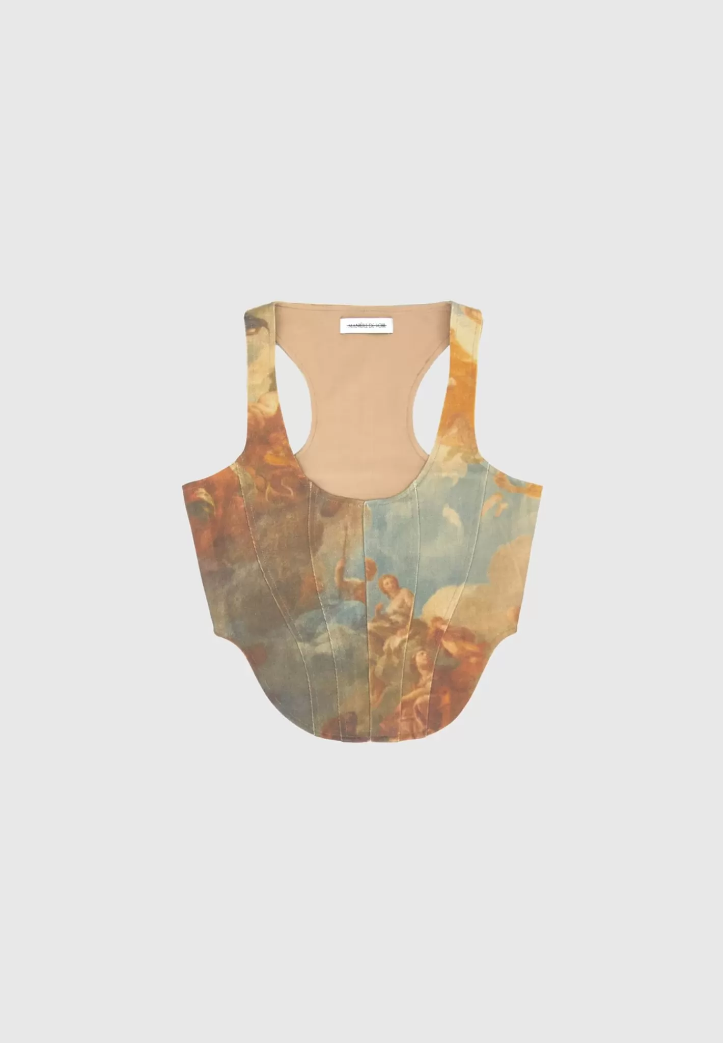Art Corset Top - -Manière De Voir New