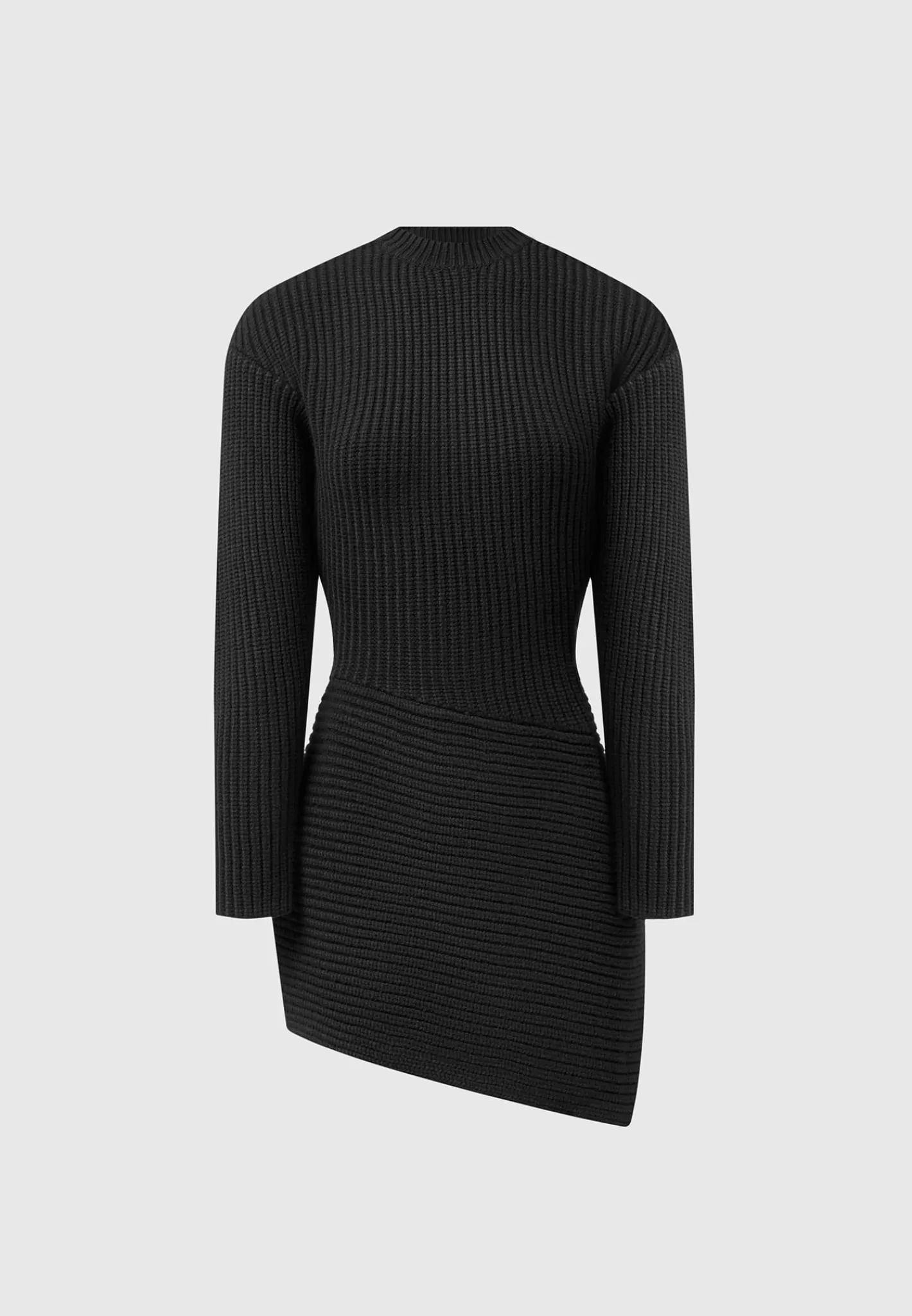Asymmetric Knit Jumper Dress - -Manière De Voir Discount