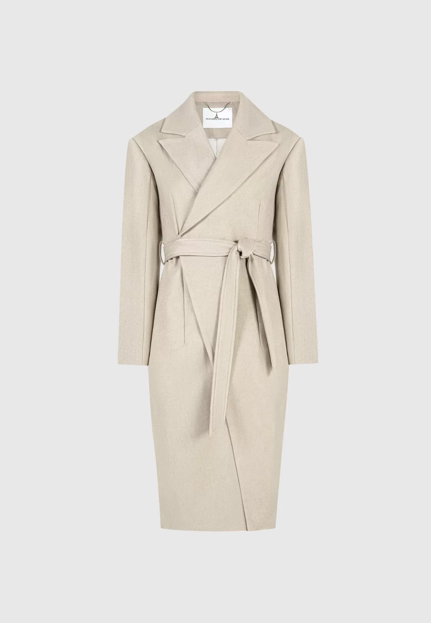 Asymmetric Tailored Longline Coat - -Manière De Voir Shop
