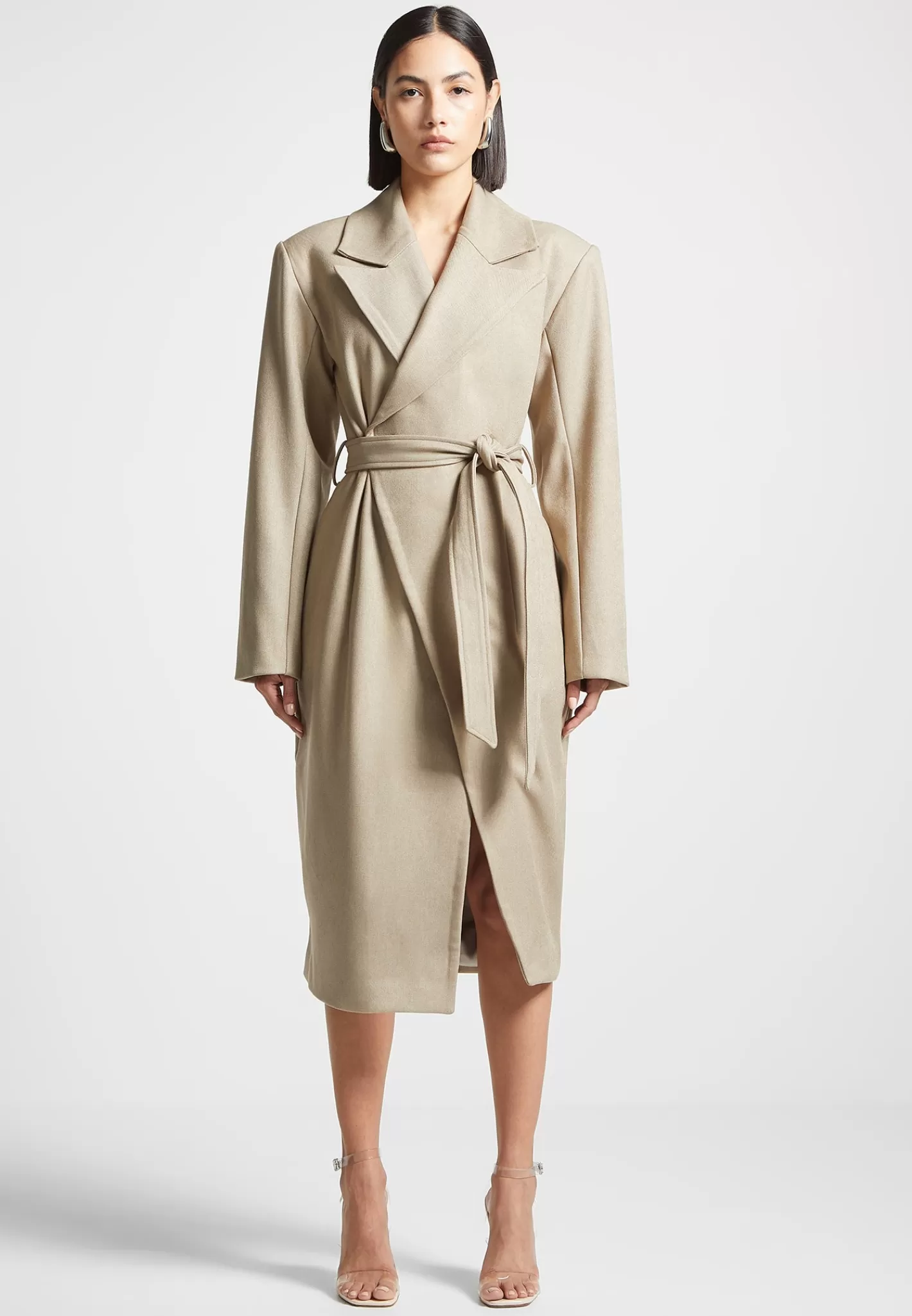 Asymmetric Tailored Longline Coat - -Manière De Voir Shop