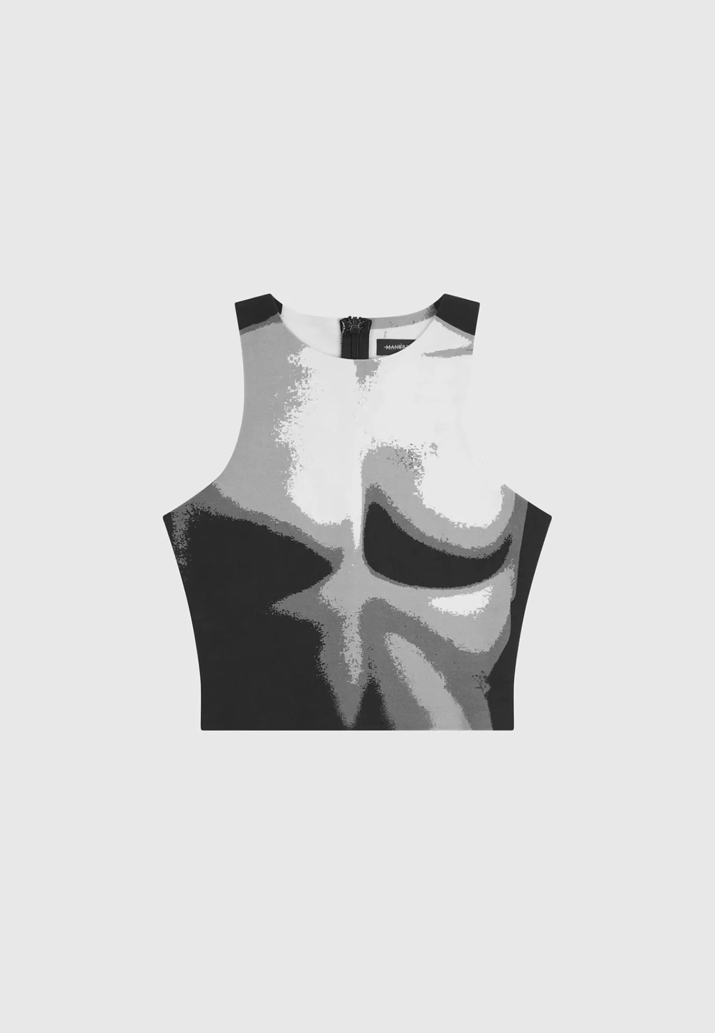 Body Print Racer Top - -Manière De Voir Fashion