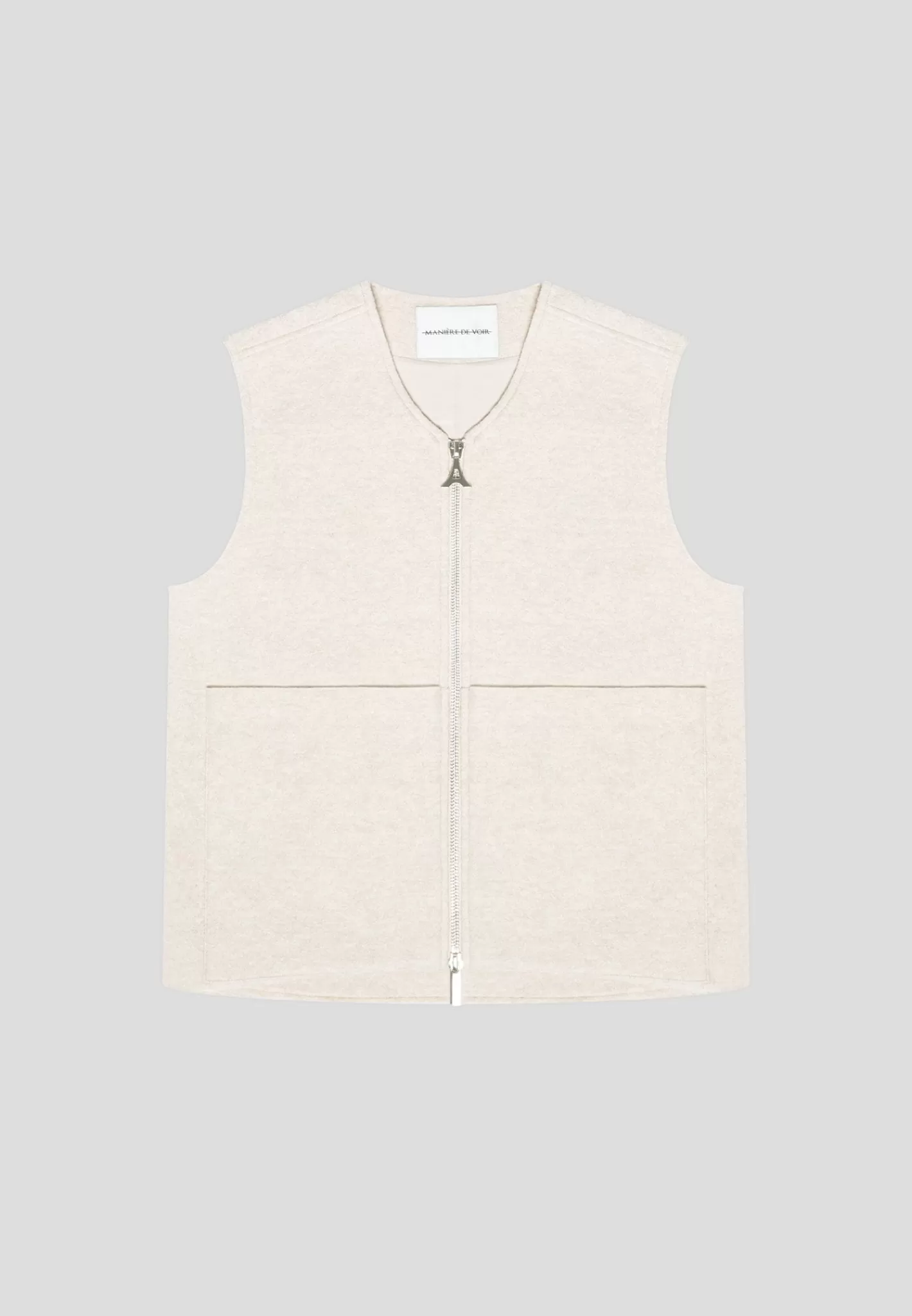 Boiled Wool Gilet - -Manière De Voir Flash Sale