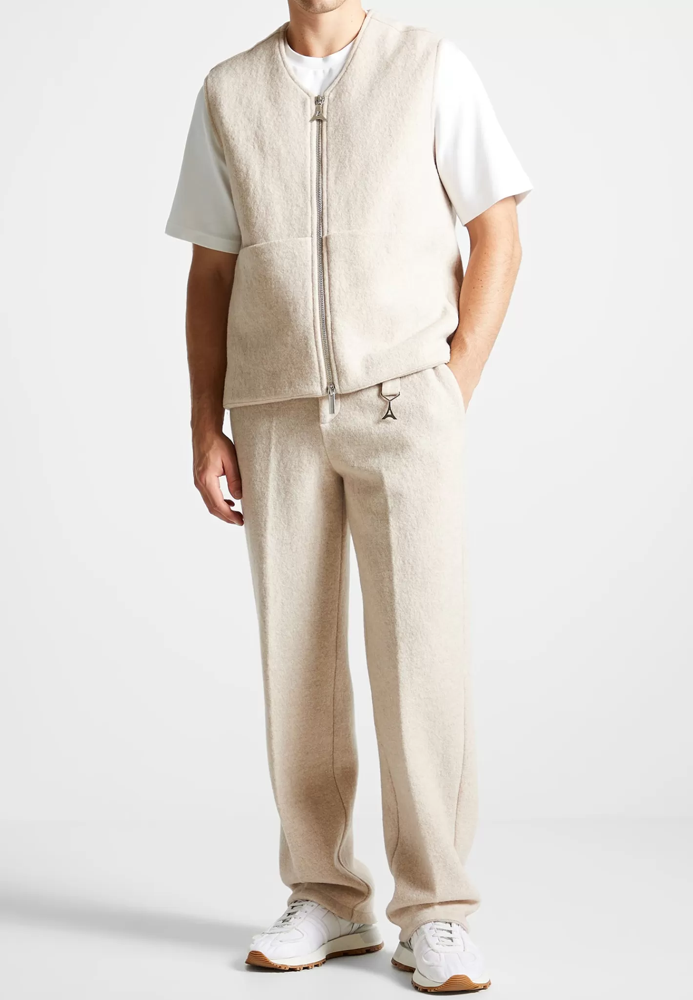 Boiled Wool Gilet - -Manière De Voir Flash Sale