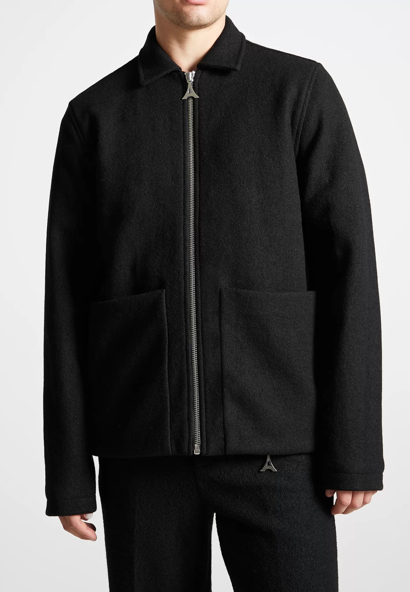 Boiled Wool Jacket - -Manière De Voir Discount