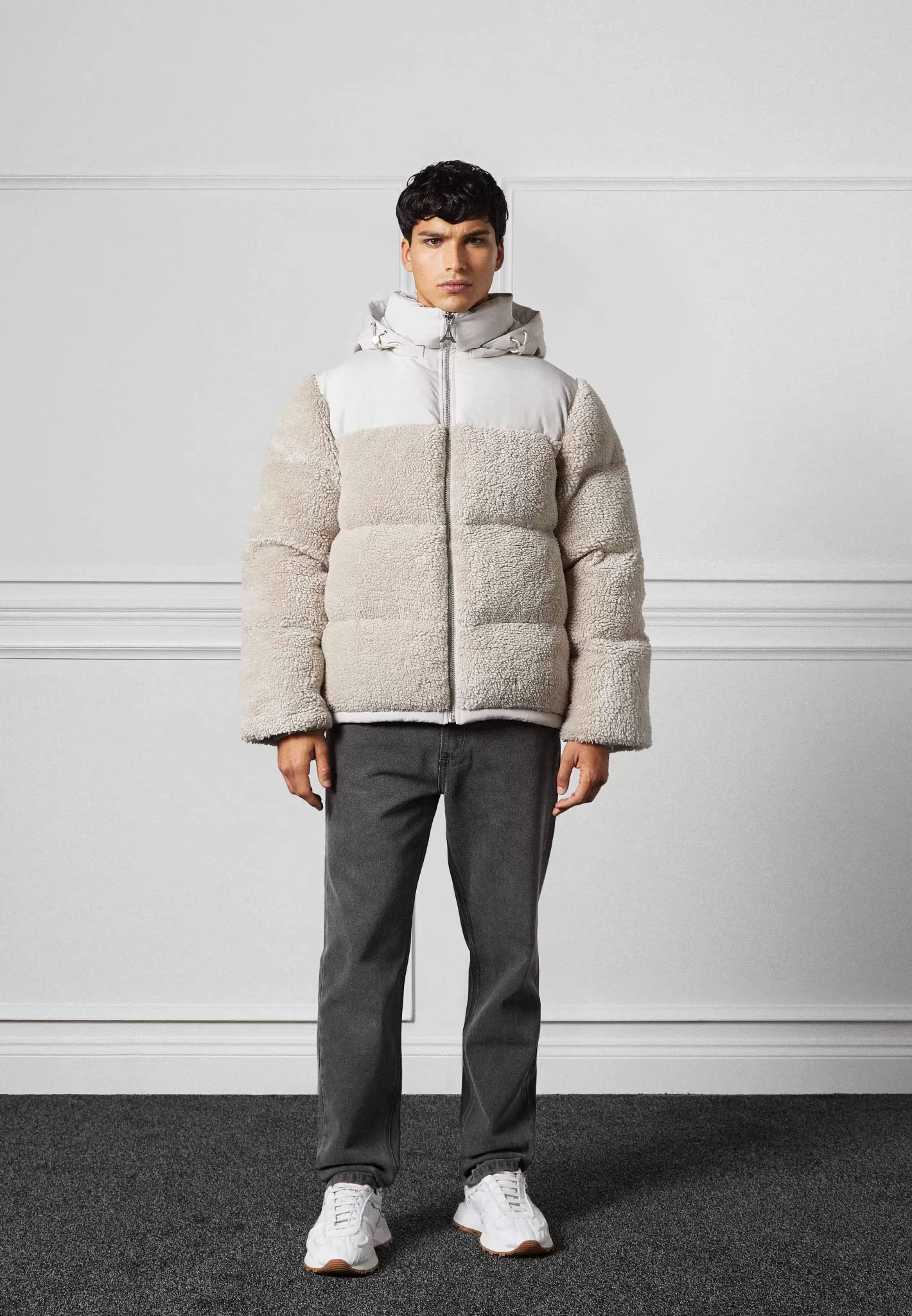Borg Puffer Jacket - -Manière De Voir Store