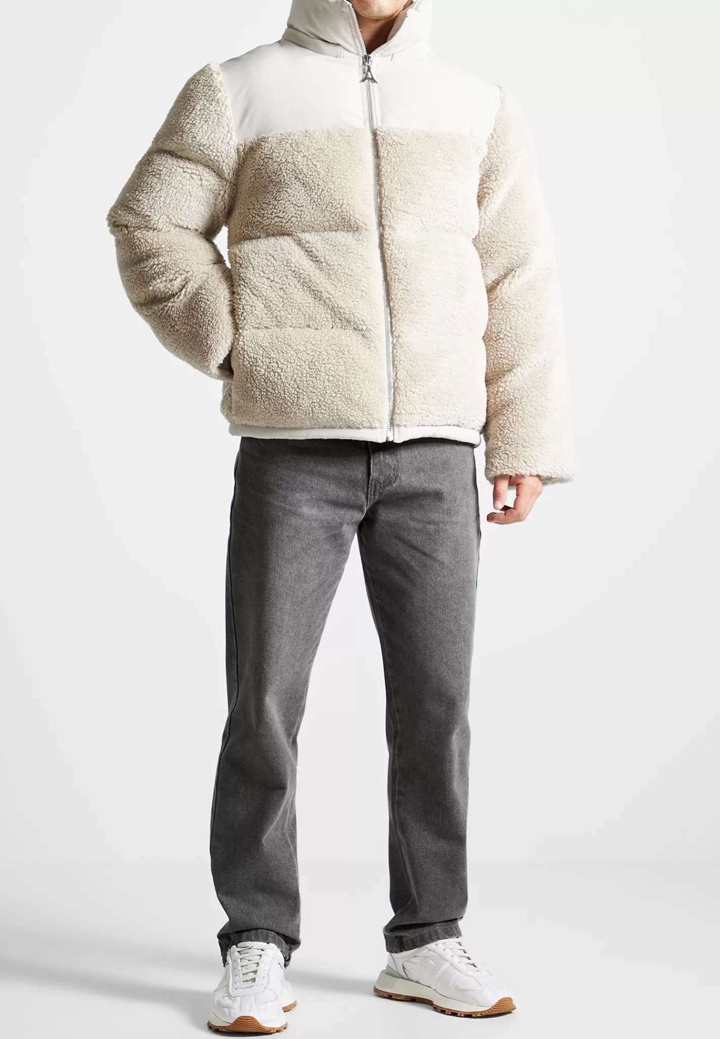 Borg Puffer Jacket - -Manière De Voir Store