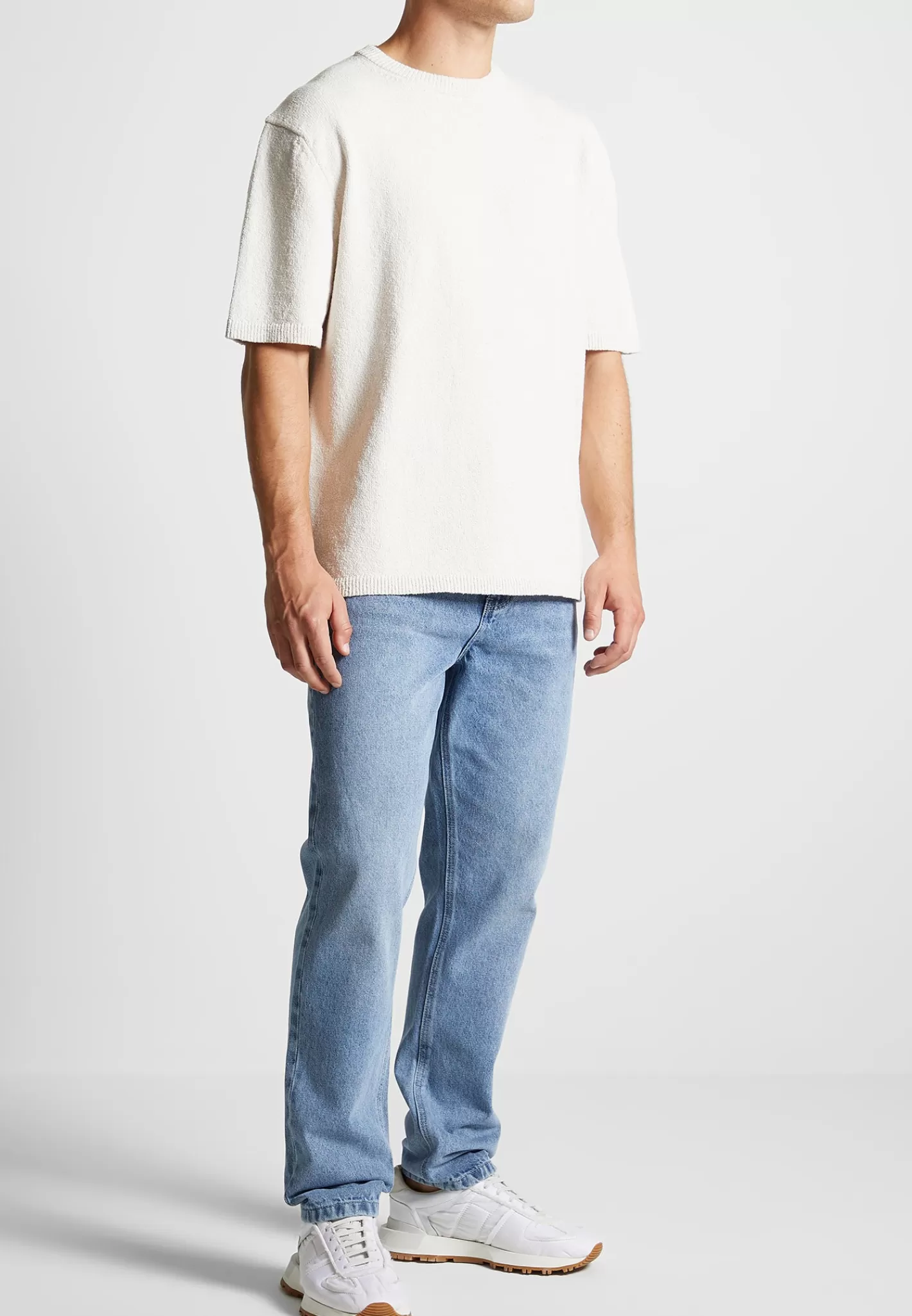 Boucle Knit Oversized Fit T-Shirt - -Manière De Voir Clearance
