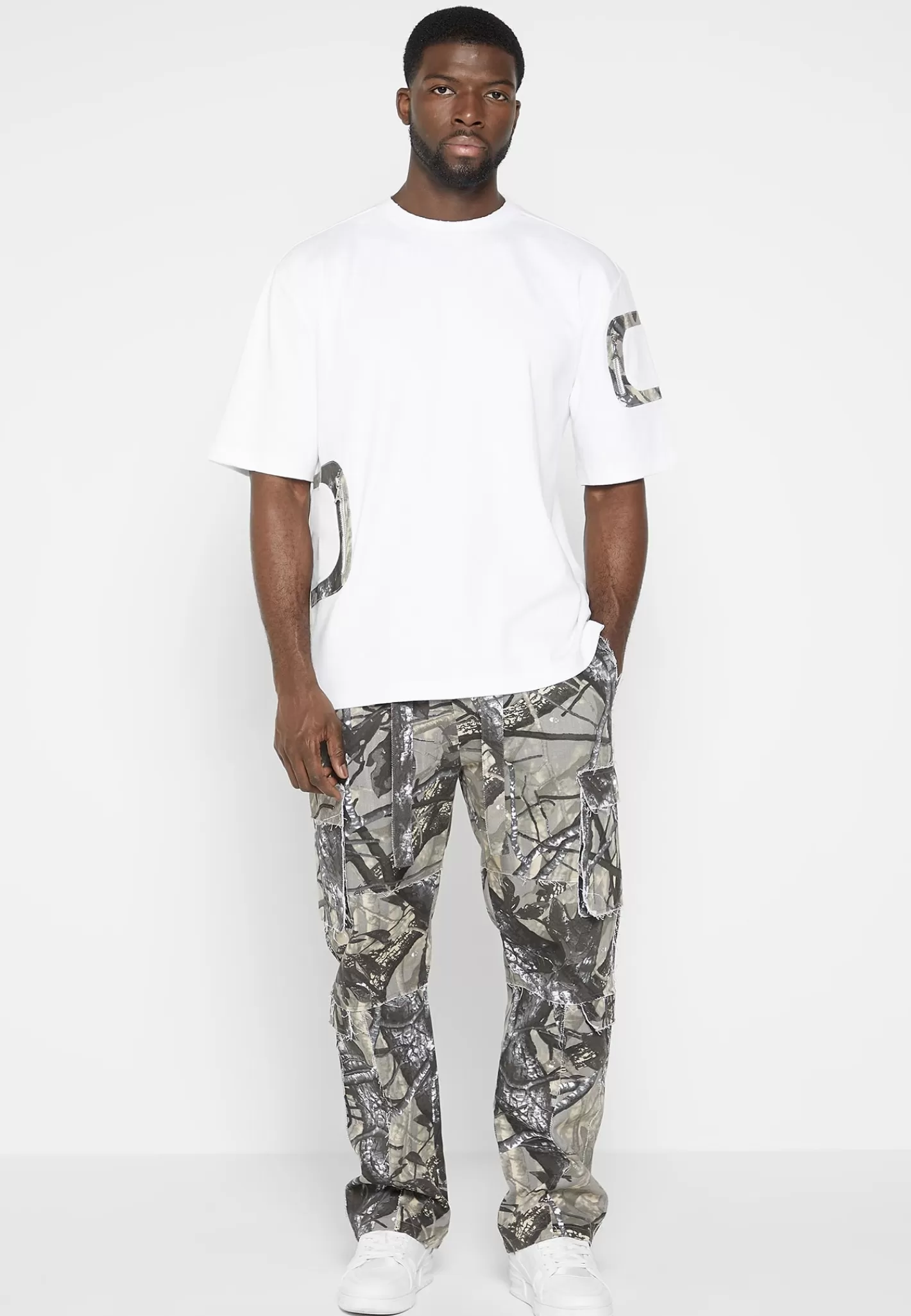 Camo Patch T-Shirt - Off White-Manière De Voir Best Sale