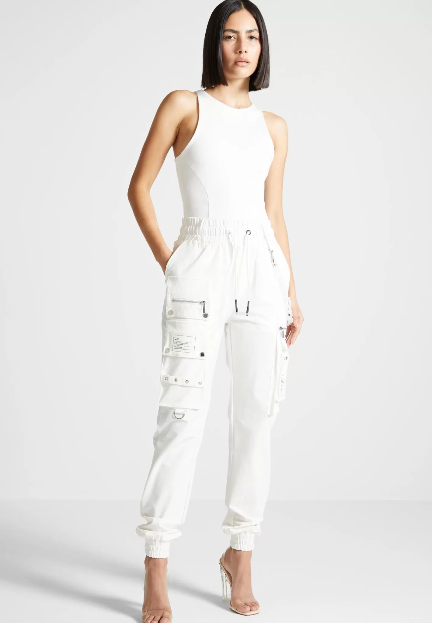 Cargo Pants with Frosted Chain - Off White-Manière De Voir Sale