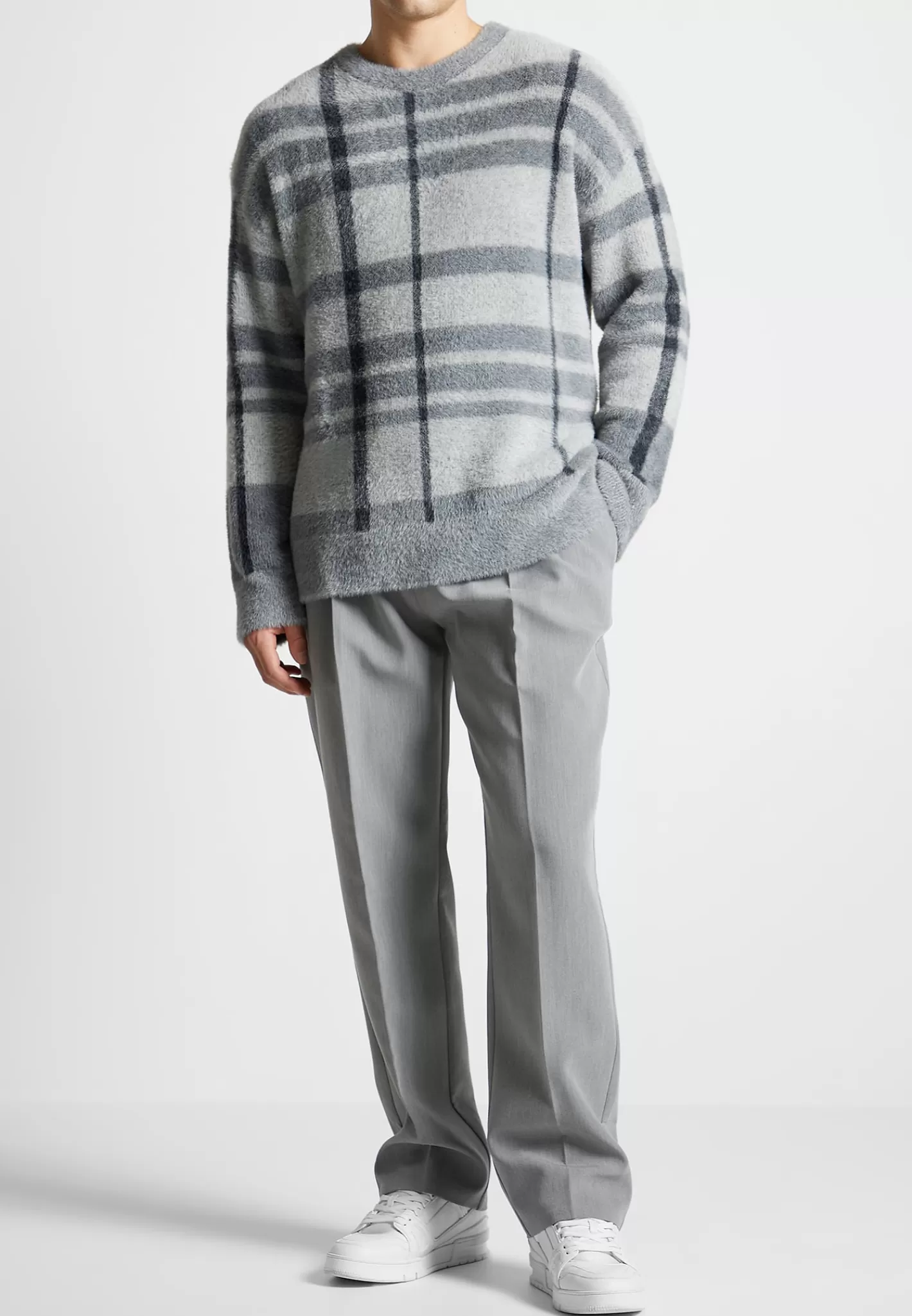 Check Knit Jumper - -Manière De Voir New
