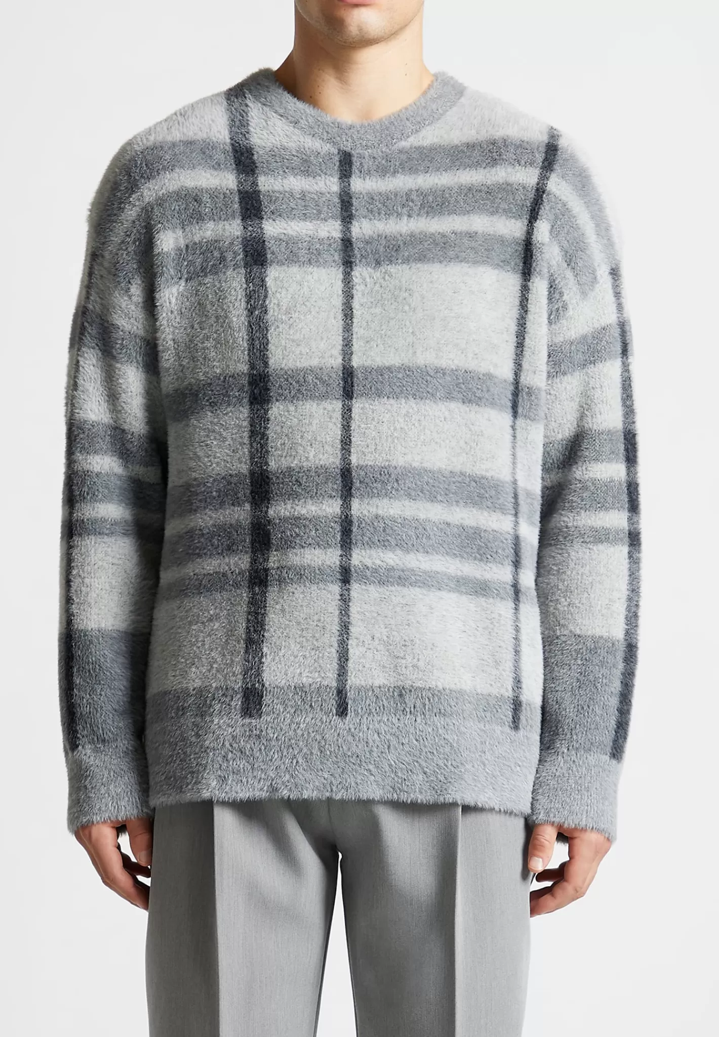 Check Knit Jumper - -Manière De Voir New