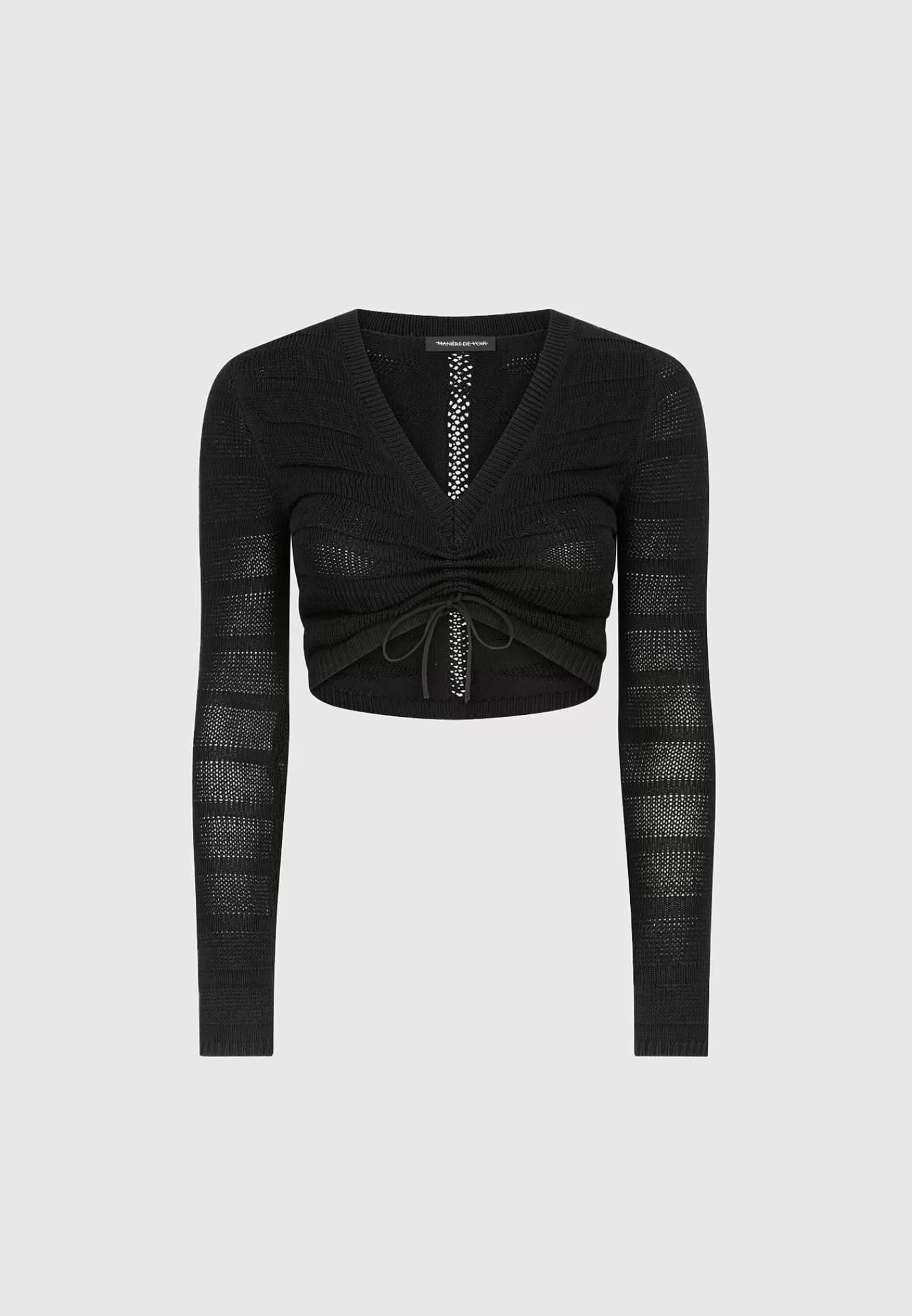 Contour Knit Long Sleeve Top - -Manière De Voir Online