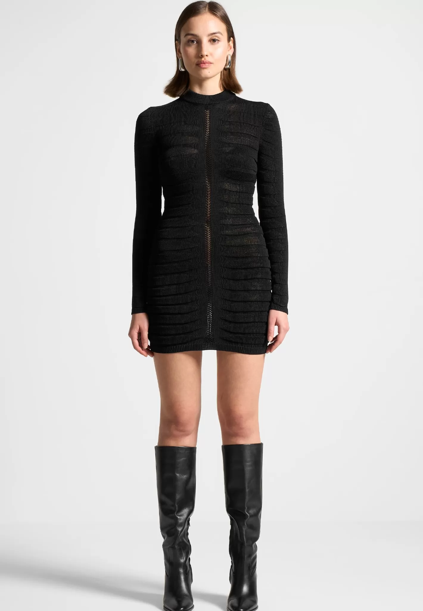 Contour Knit Mini Dress - -Manière De Voir Clearance