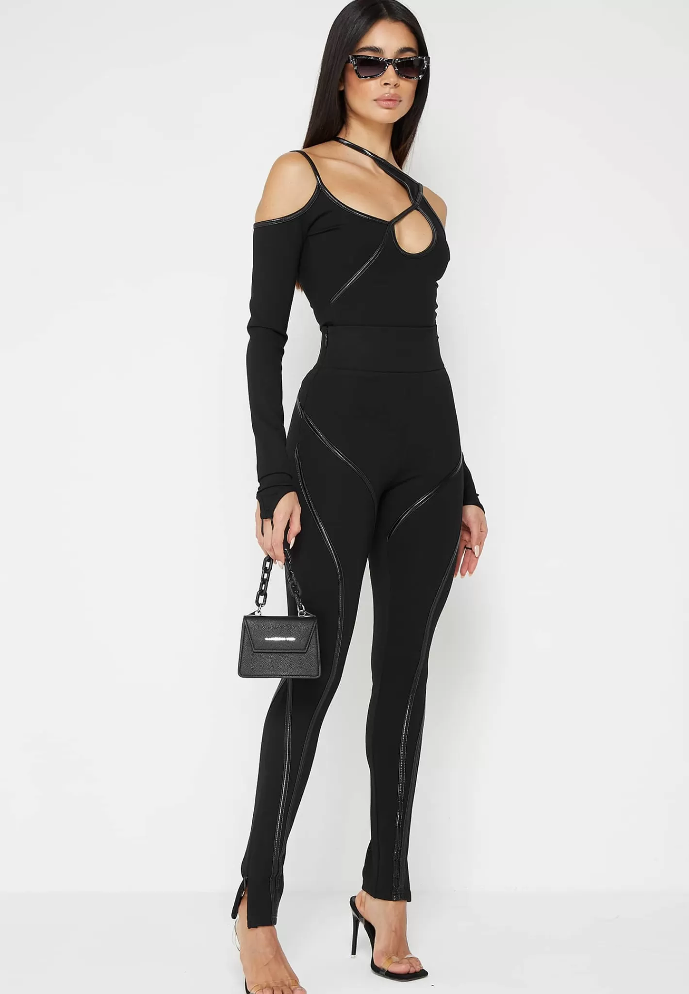 Contrast Contour Leggings - -Manière De Voir Outlet