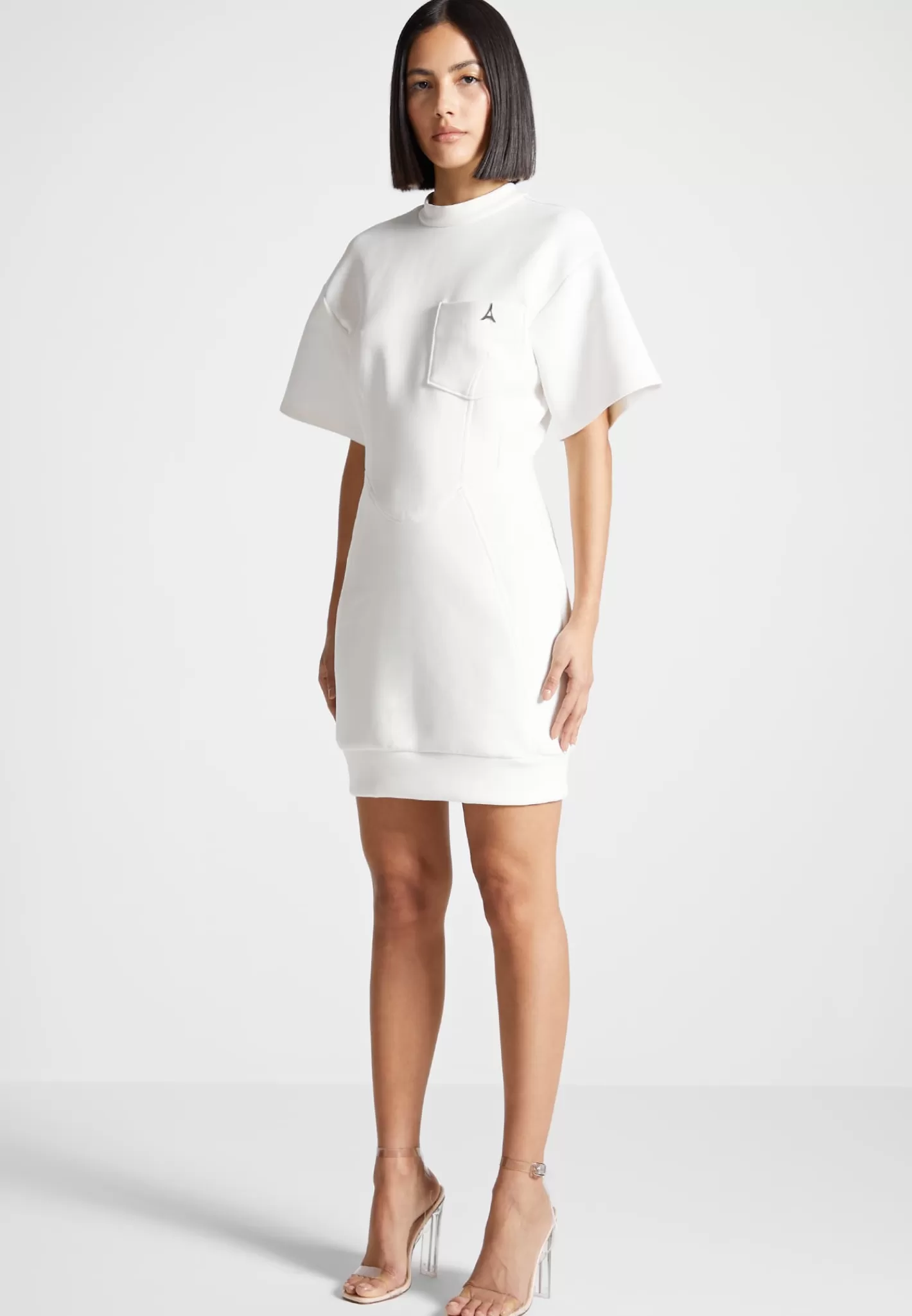 Corset T-Shirt Dress - Off White-Manière De Voir Best Sale