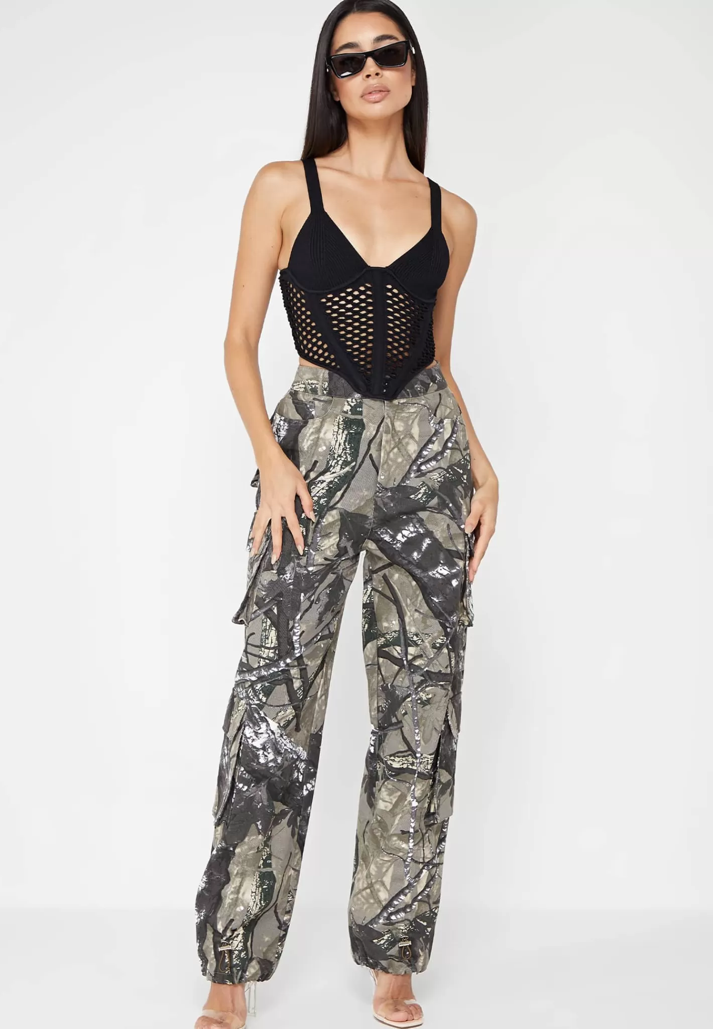 Crochet Knit Corset Top - -Manière De Voir Fashion