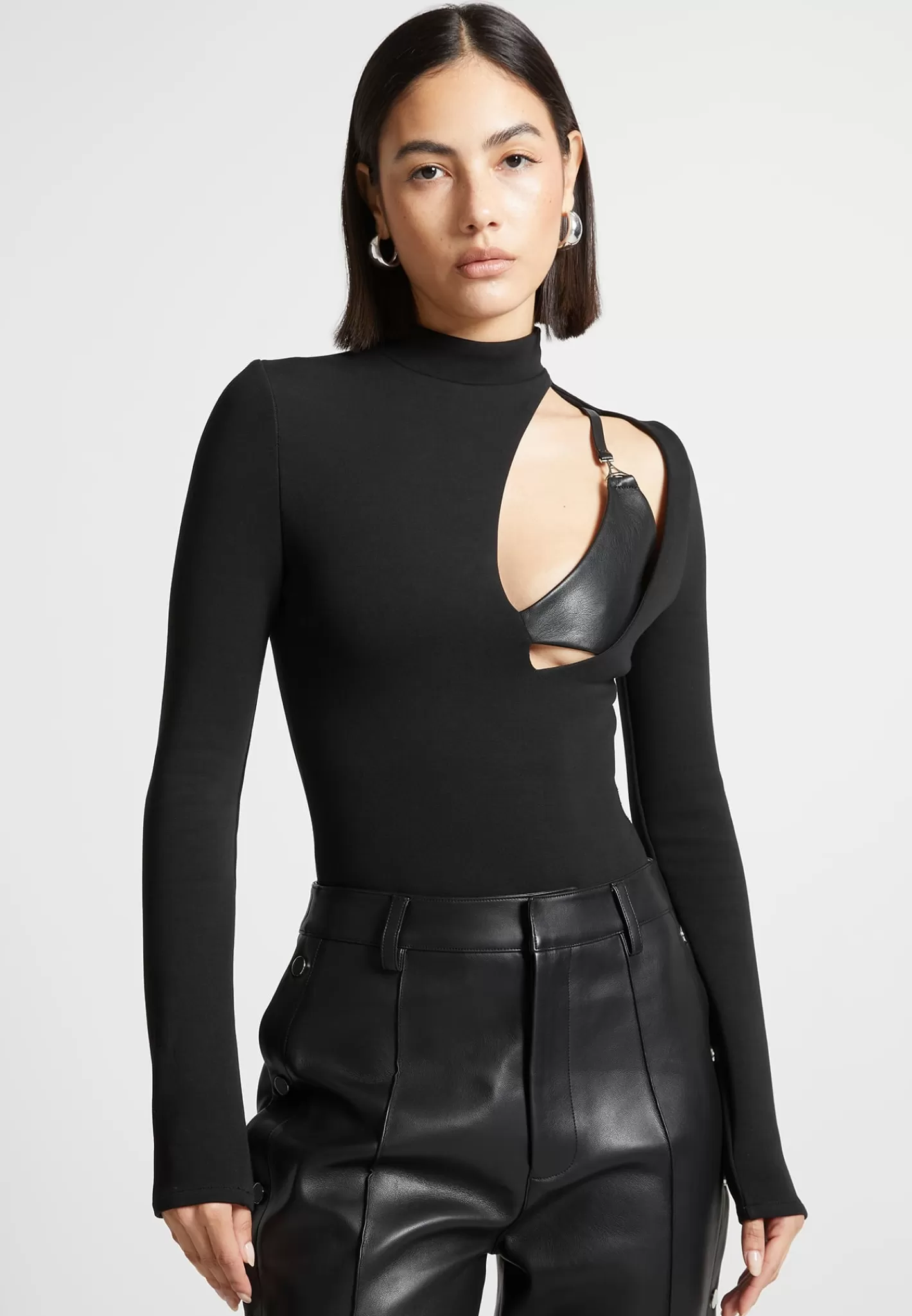 Cut Out Bralette Detail Bodysuit - -Manière De Voir Store