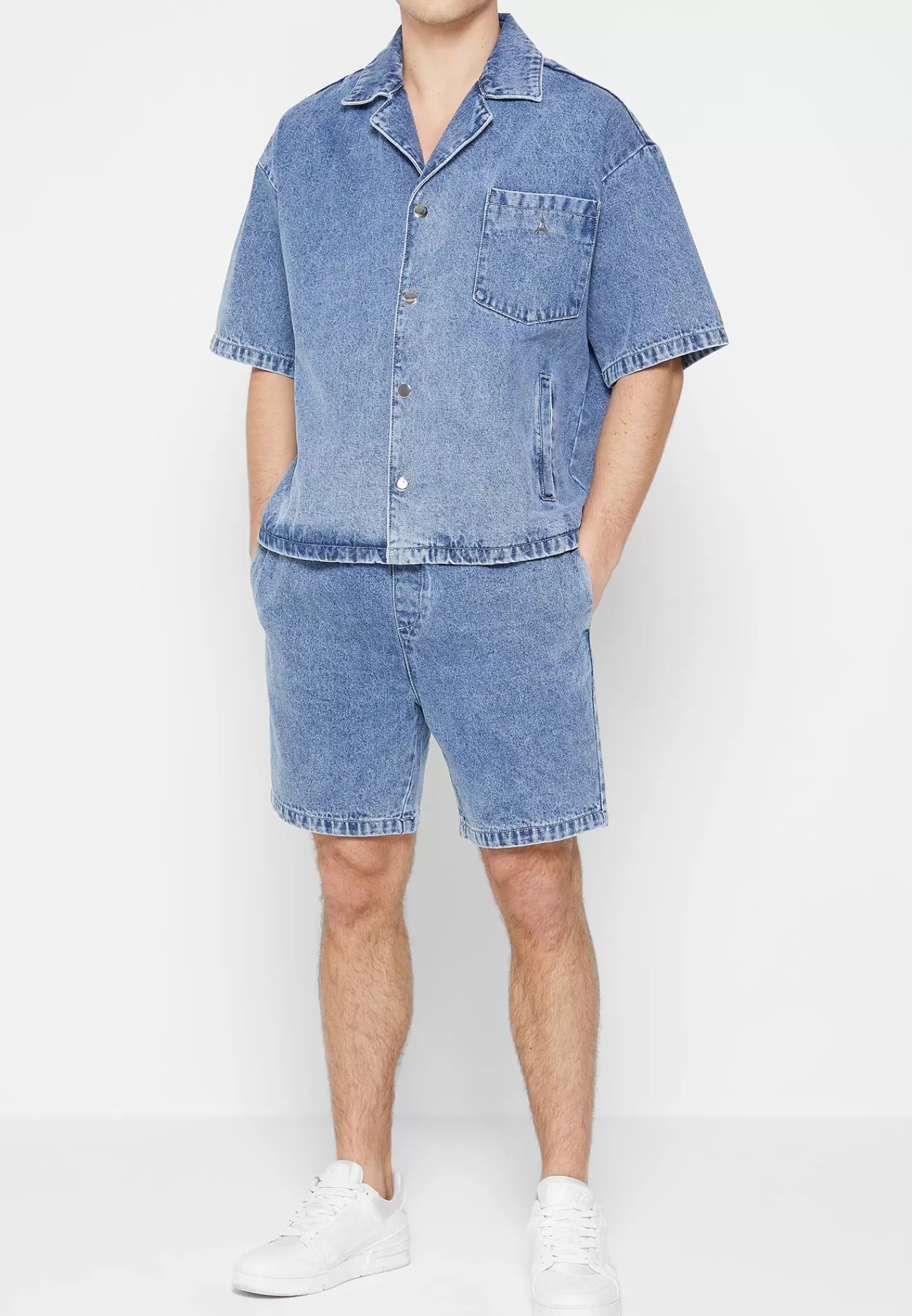 Denim Shorts - Mid -Manière De Voir Cheap