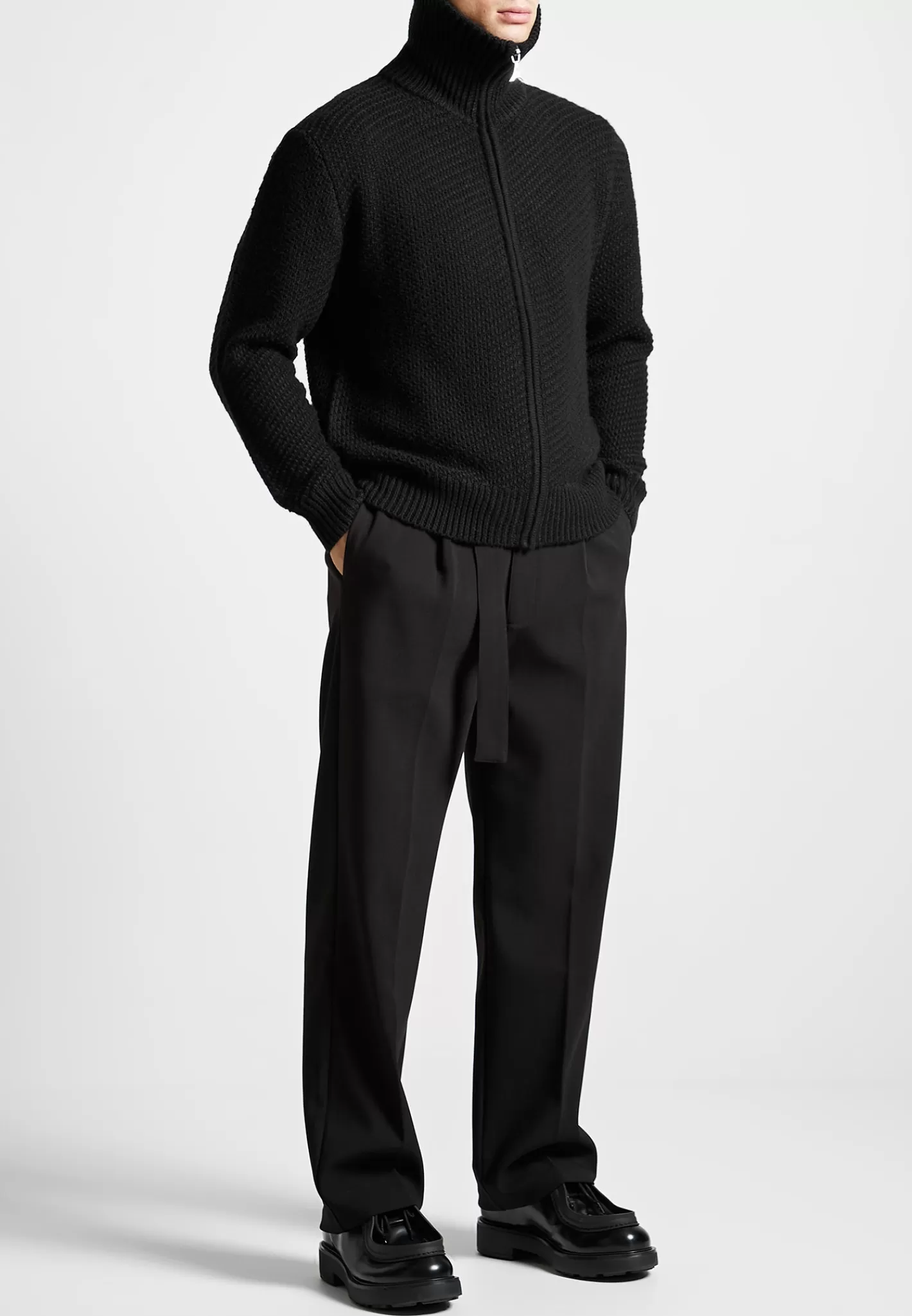 Diagonal Knit Cardigan - -Manière De Voir Store