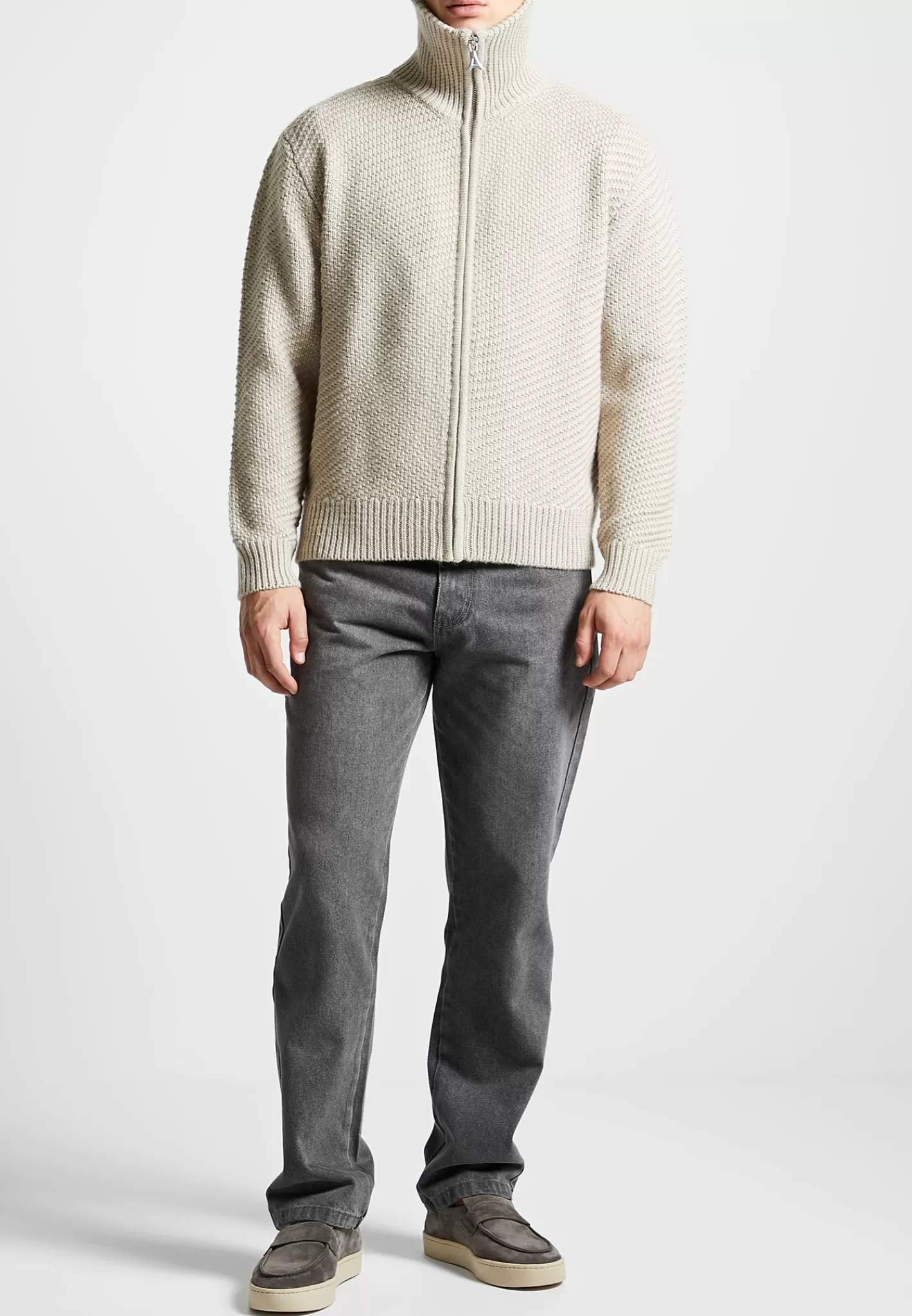 Diagonal Knit Cardigan - -Manière De Voir Hot
