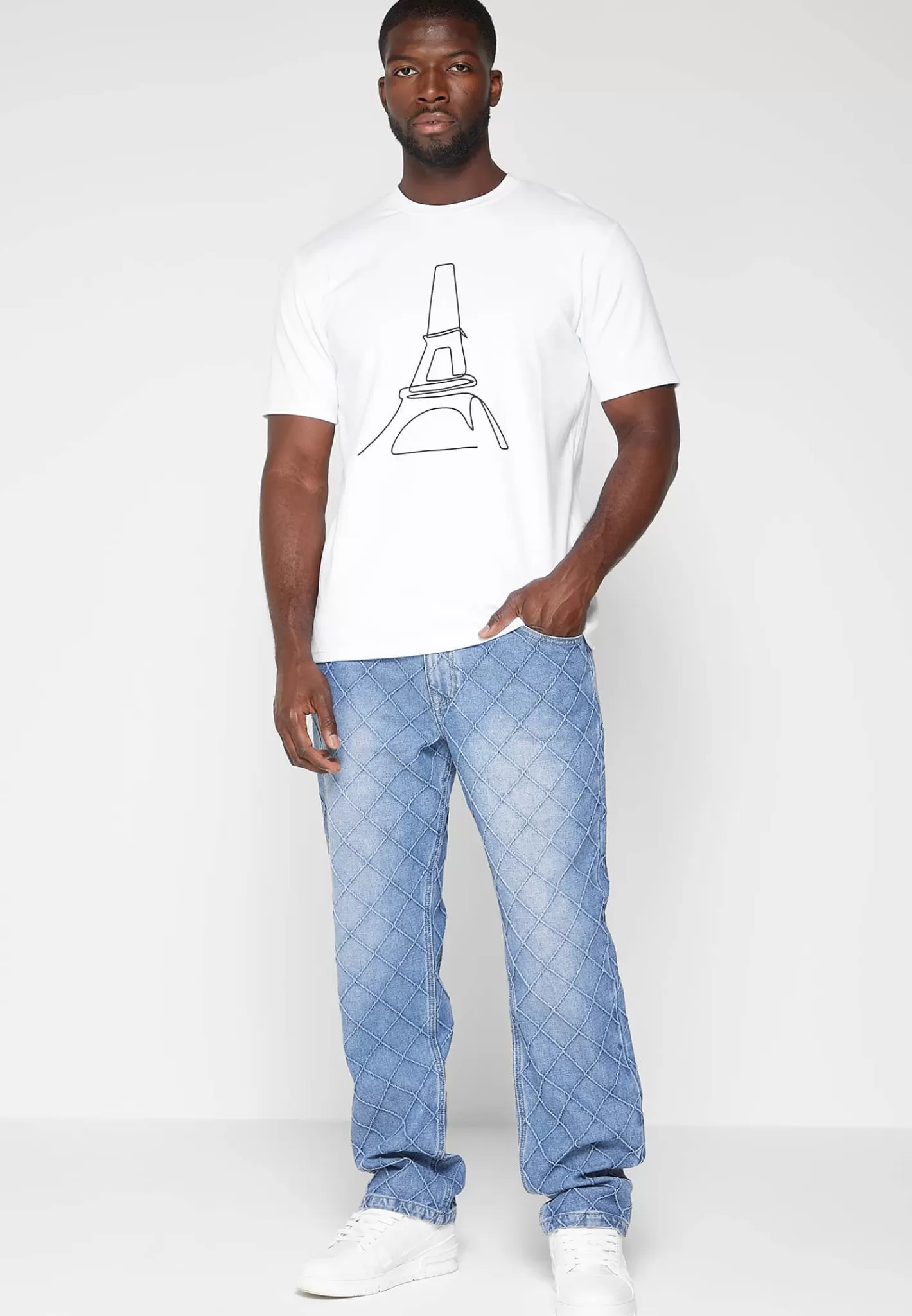 Diamond Denim Jeans - Stonewash -Manière De Voir Outlet