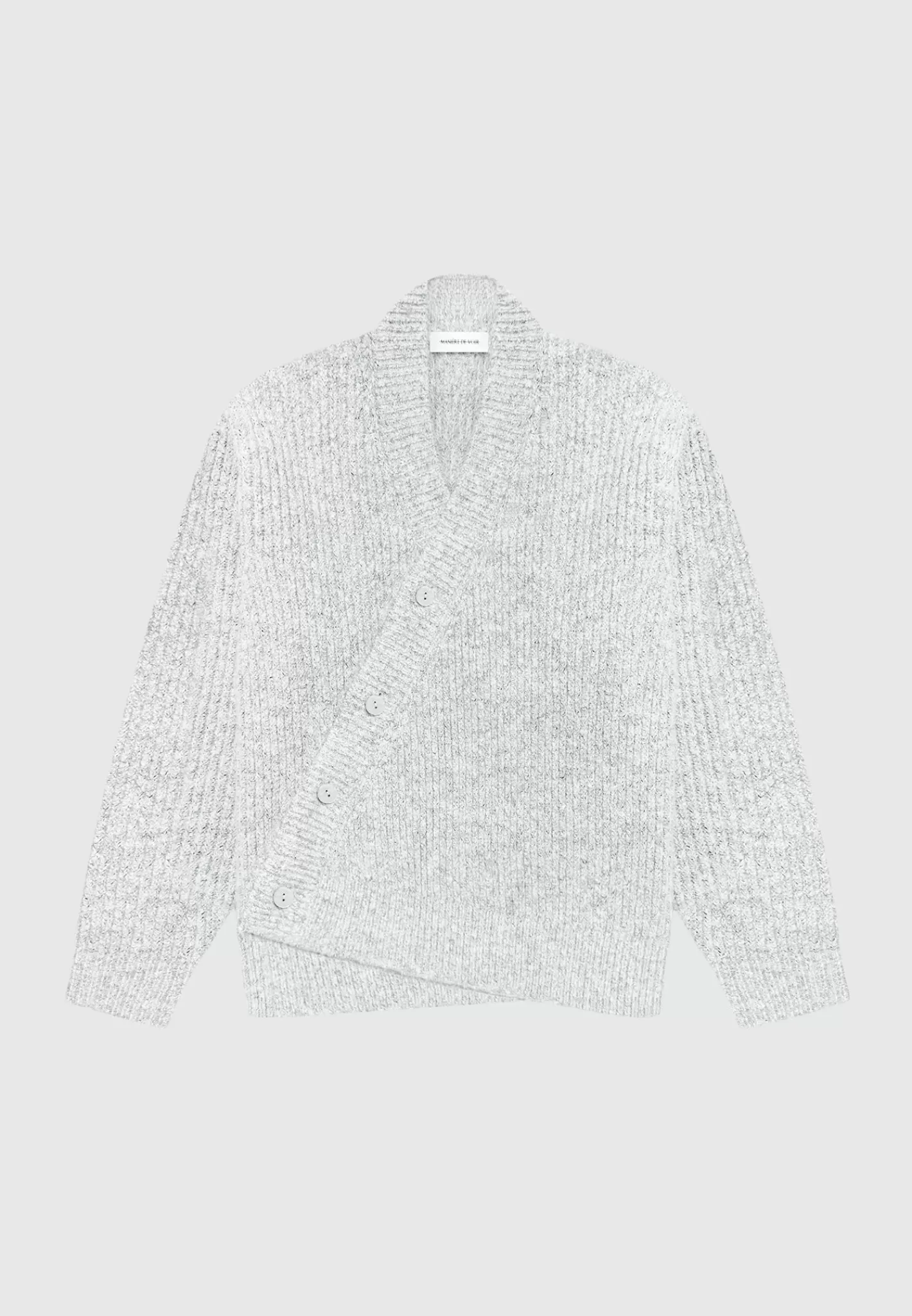 Double Breasted Brushed Knit Cardigan - -Manière De Voir Outlet