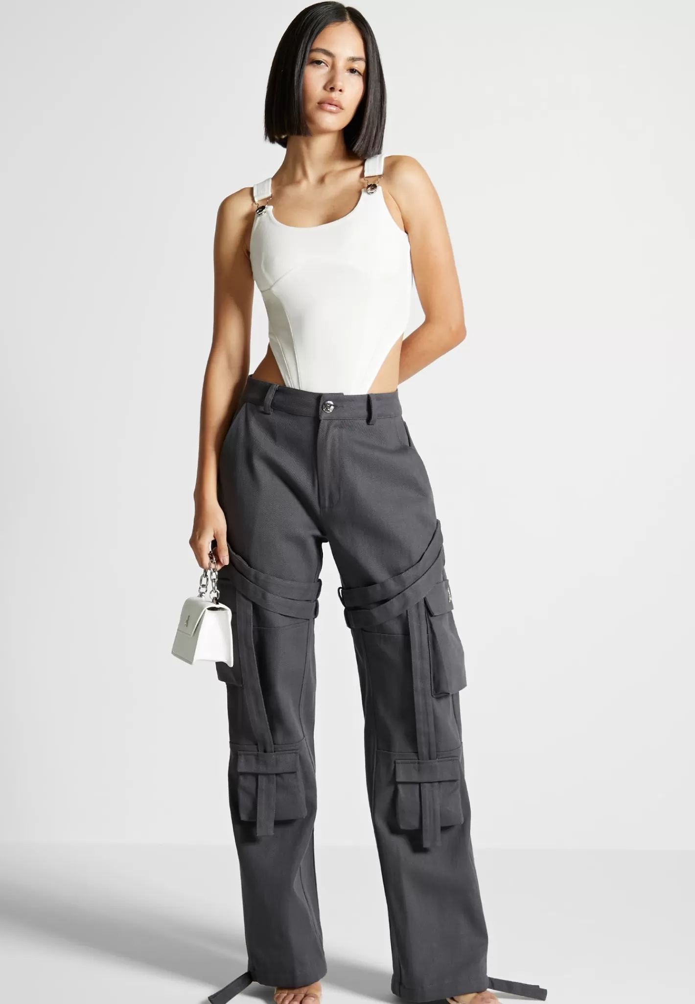 Eiffel Detail High Leg Bodysuit - -Manière De Voir Cheap