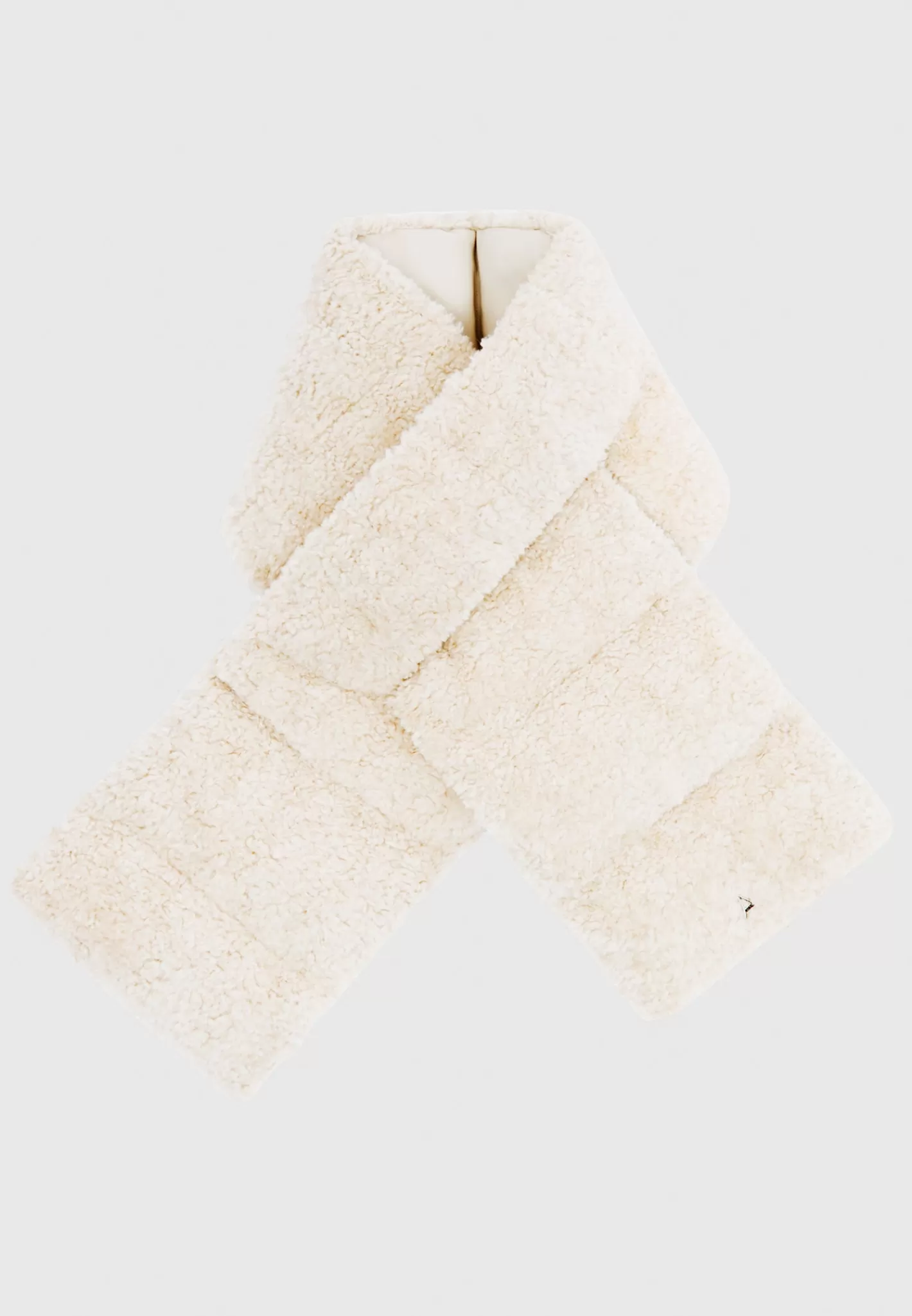 Eiffel Plush Mittens and Vegan Leather and Plush Puffer Scarf Set - Be-Manière De Voir Best Sale