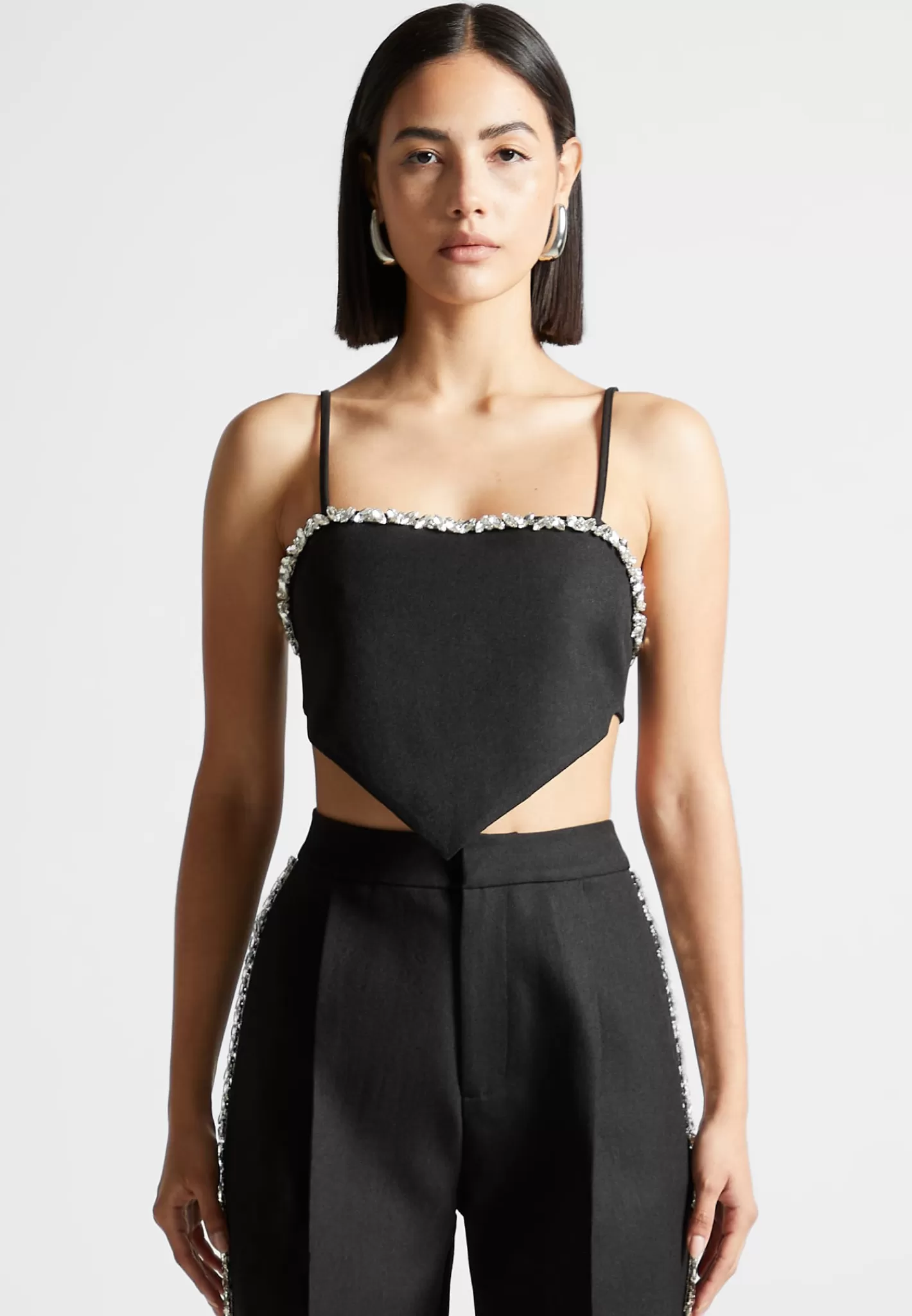 Embellished Handkerchief Top - -Manière De Voir Hot