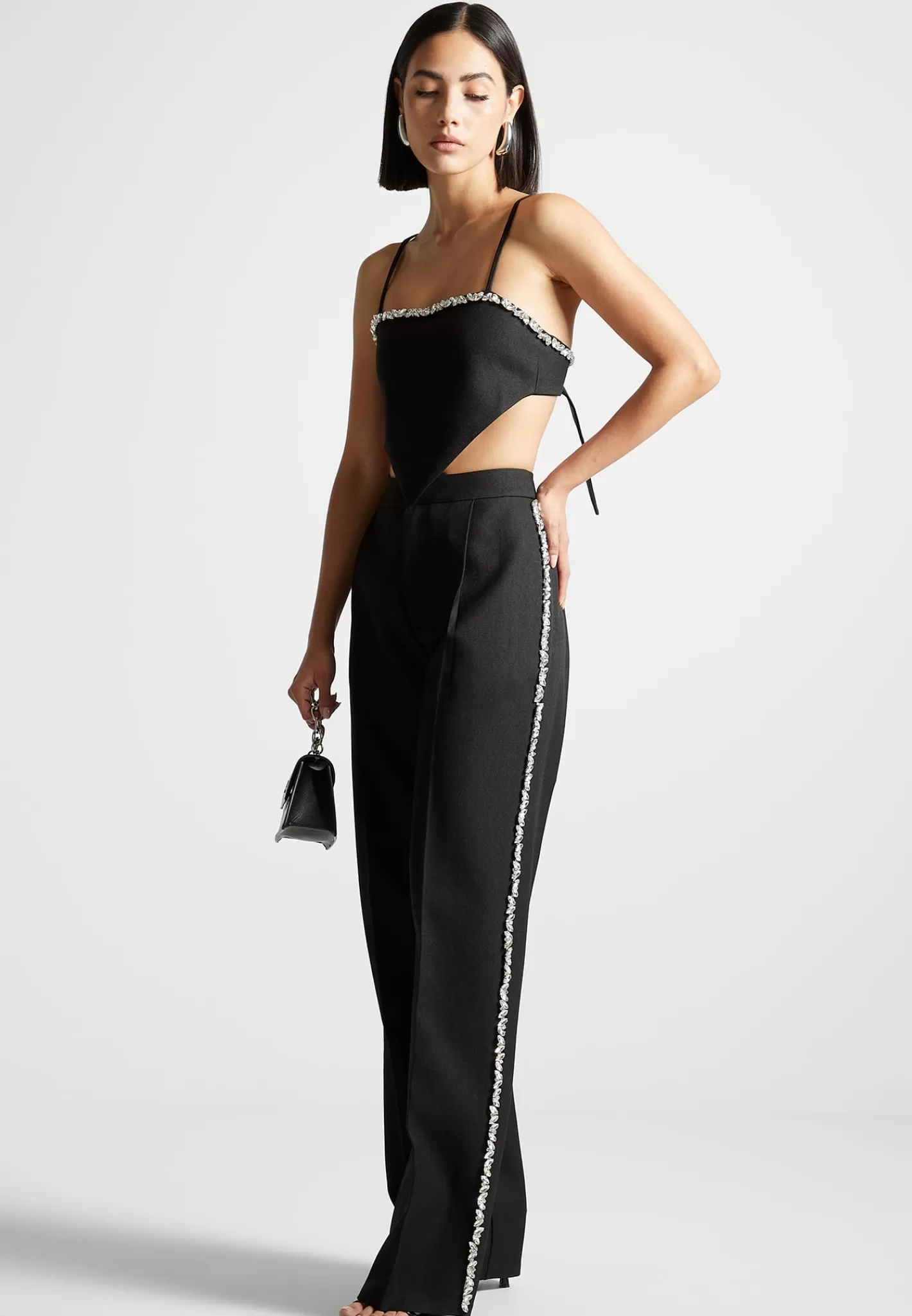 Embellished Tailored Trousers - -Manière De Voir Flash Sale