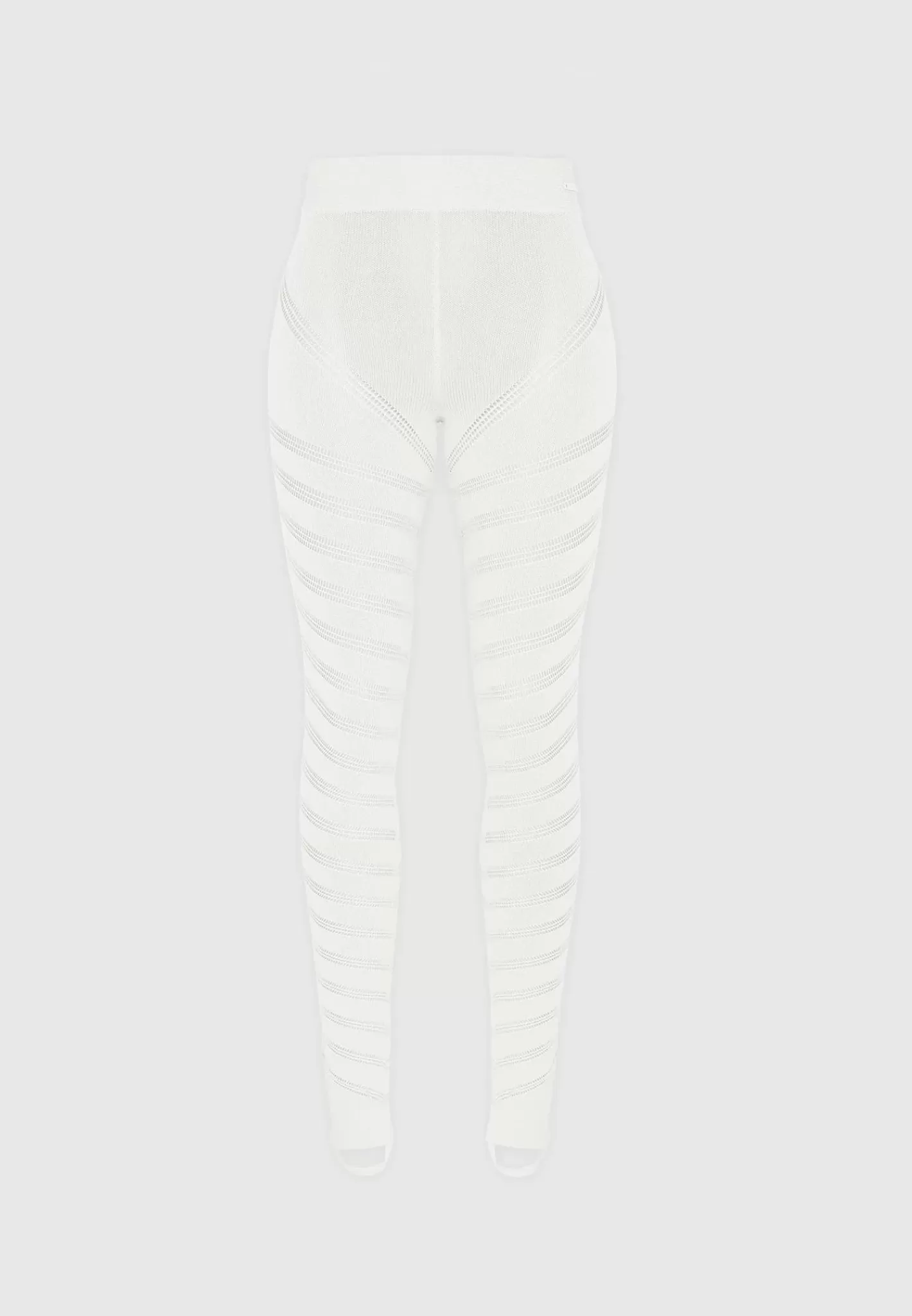 High Waisted Knitted Spiral Contour Leggings - -Manière De Voir Outlet