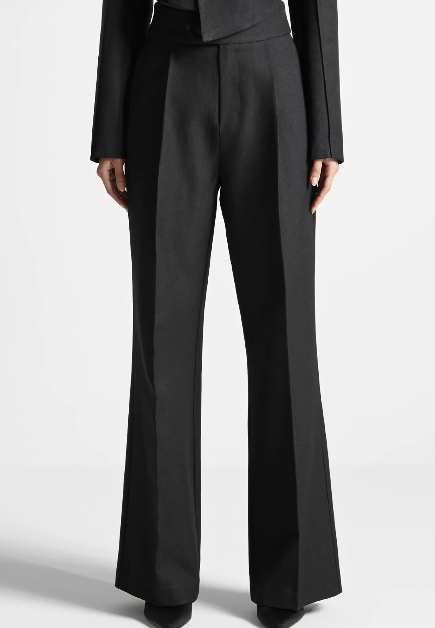 High Waisted Tailored Trousers - -Manière De Voir Hot