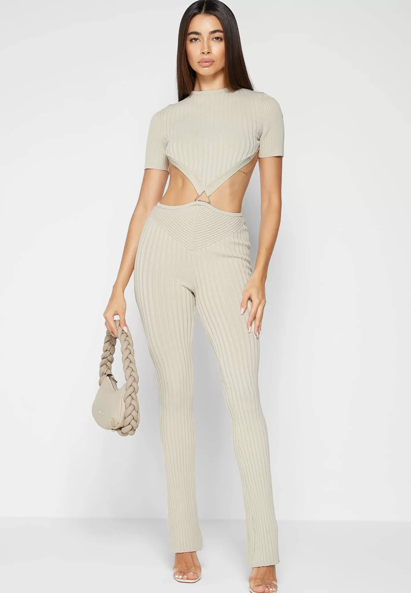 Knitted Backless Jumpsuit - -Manière De Voir Cheap