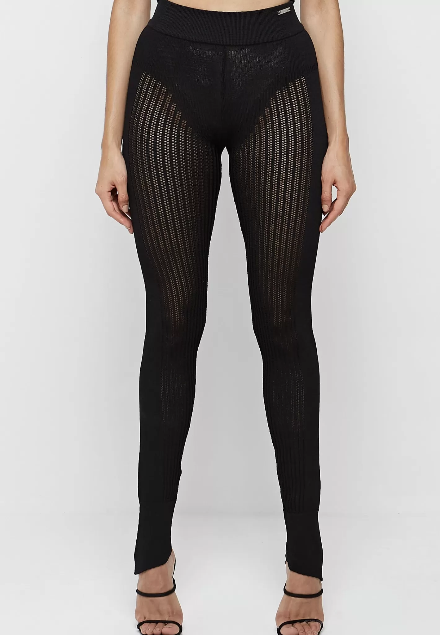 Knitted High Waisted Leggings - -Manière De Voir Clearance