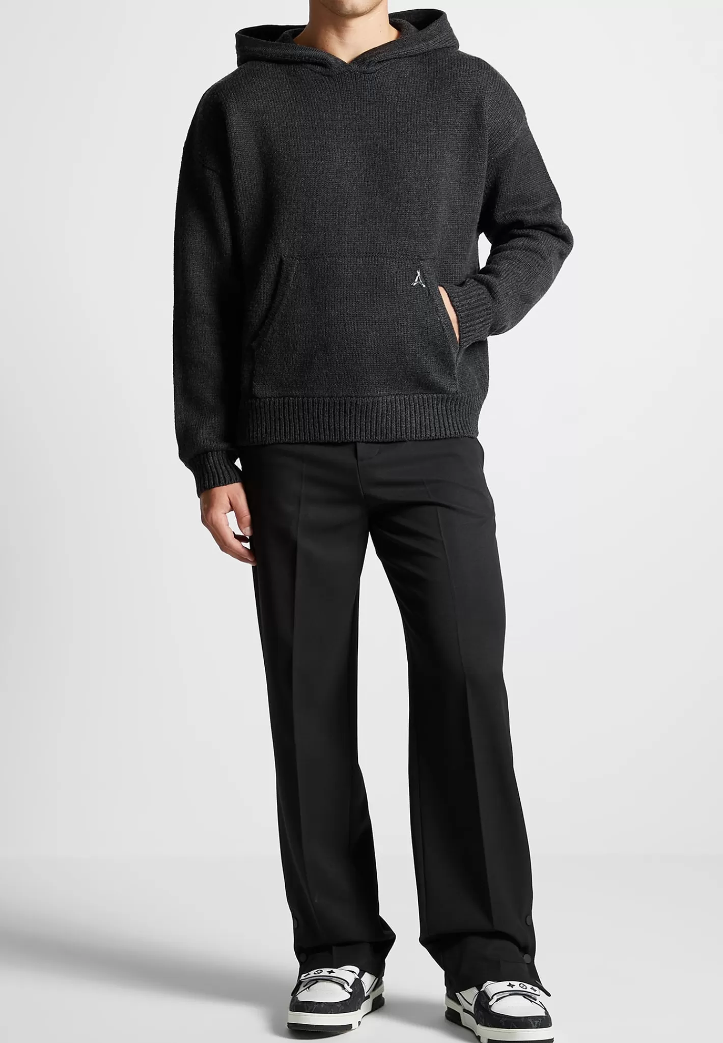 Knitted Hoodie - Marl-Manière De Voir Store