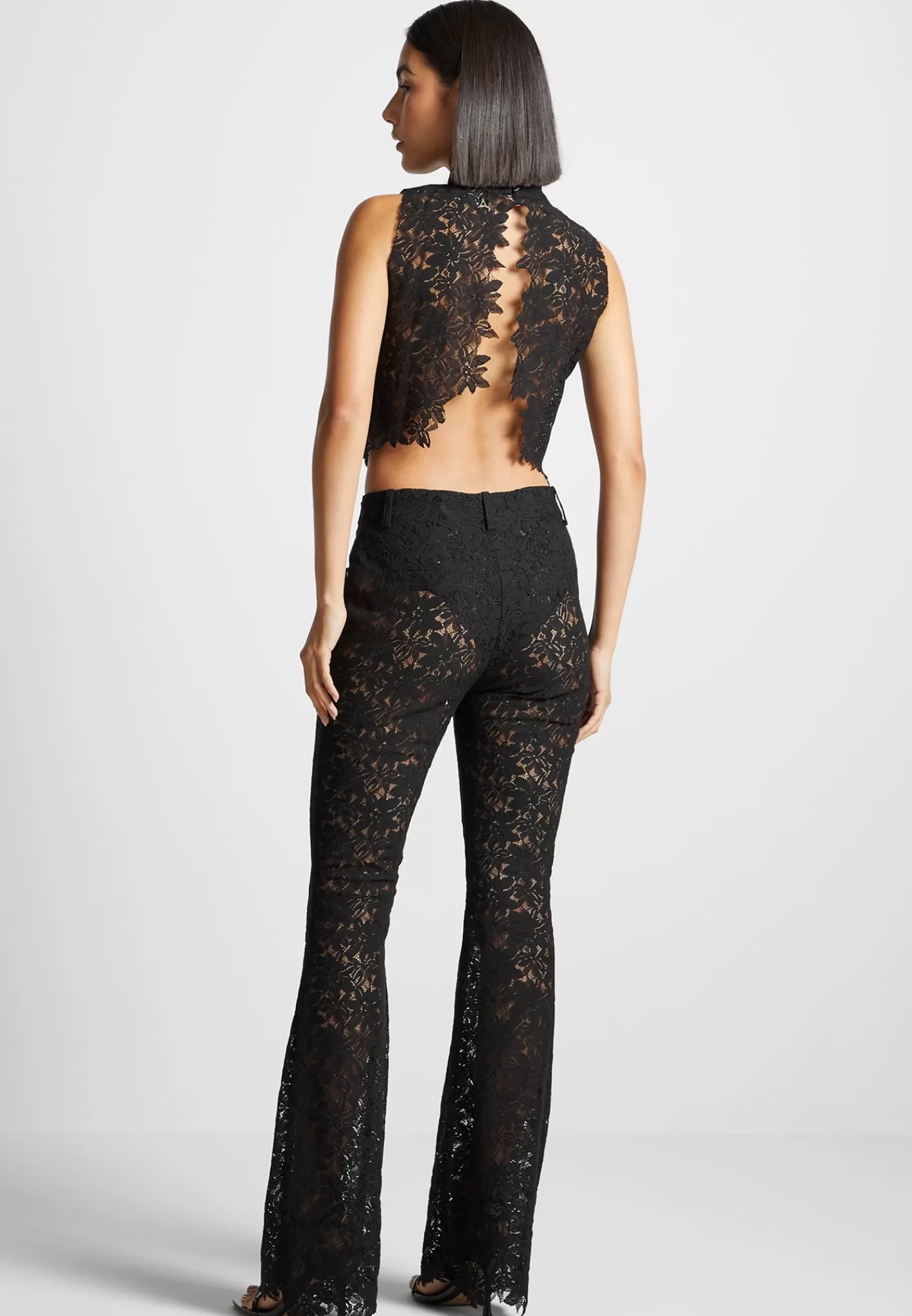 Lace Open Back Top - -Manière De Voir Best Sale