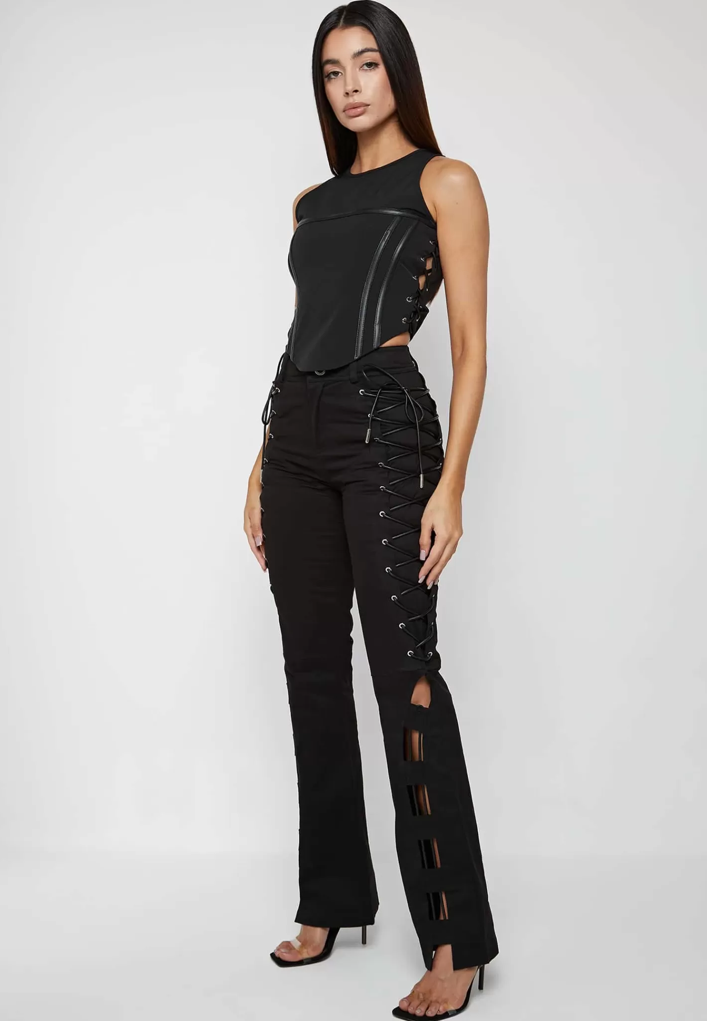 Lace Up Trousers - -Manière De Voir Discount