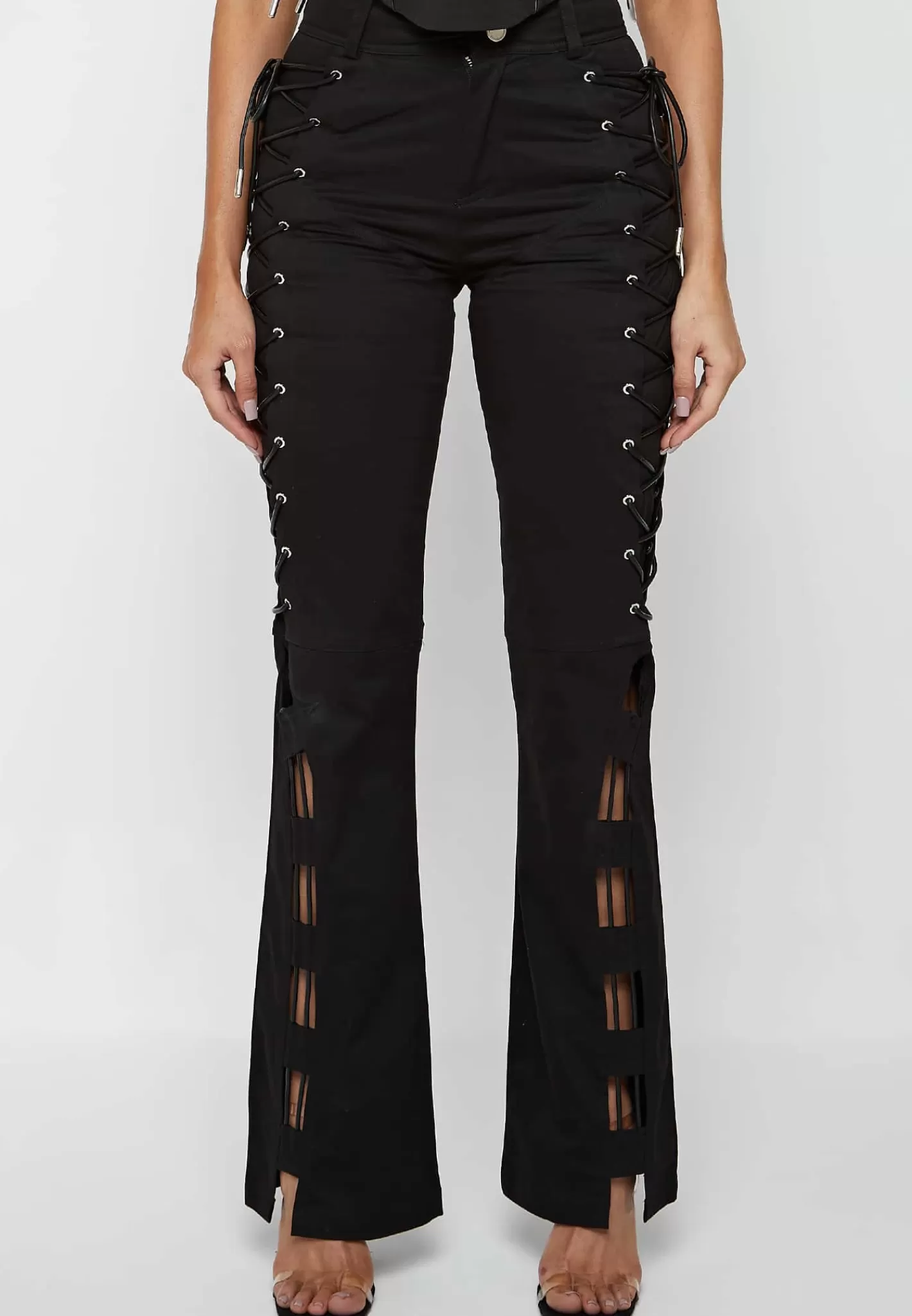 Lace Up Trousers - -Manière De Voir Discount