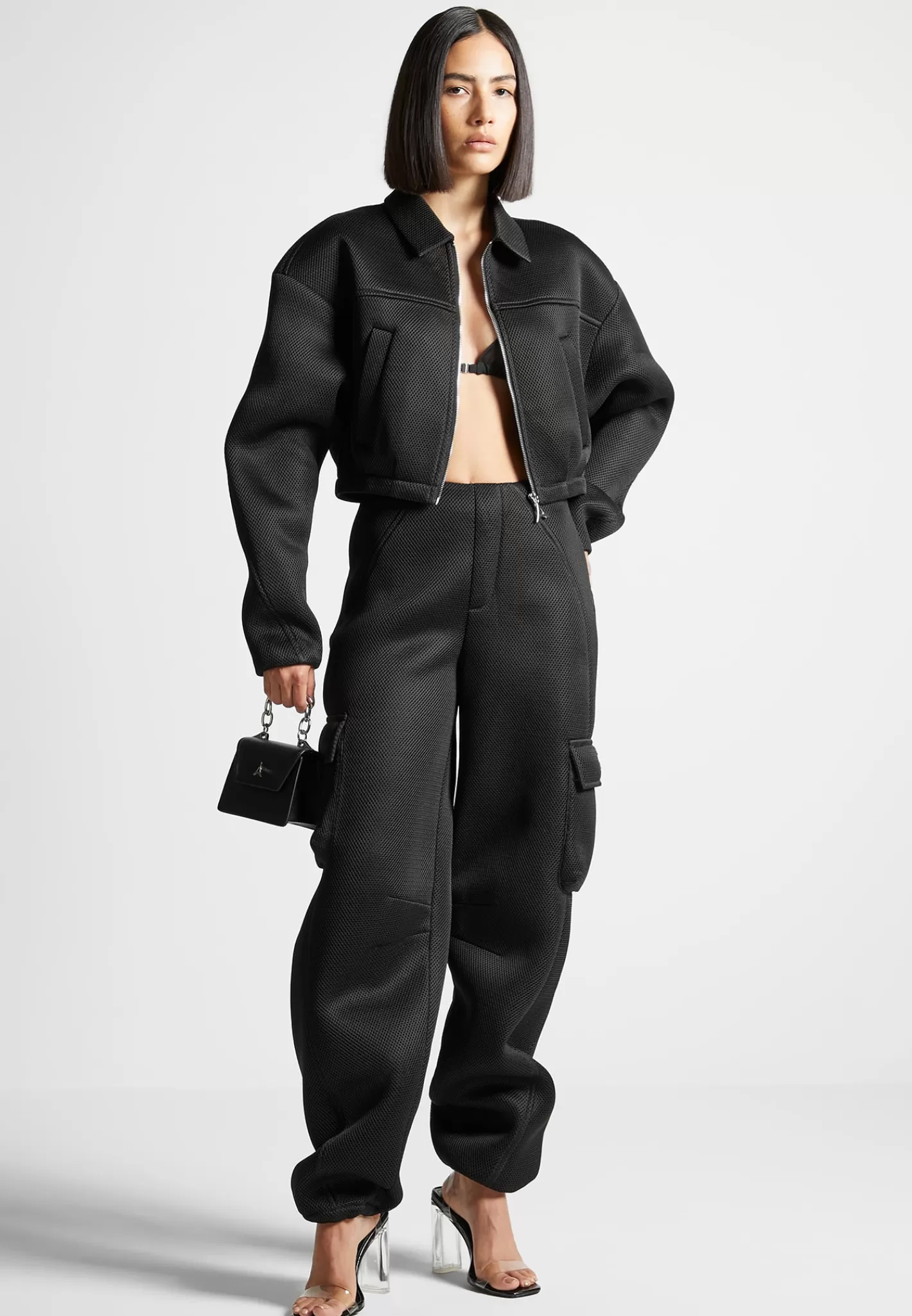 Mesh Bomber Jacket - -Manière De Voir Online