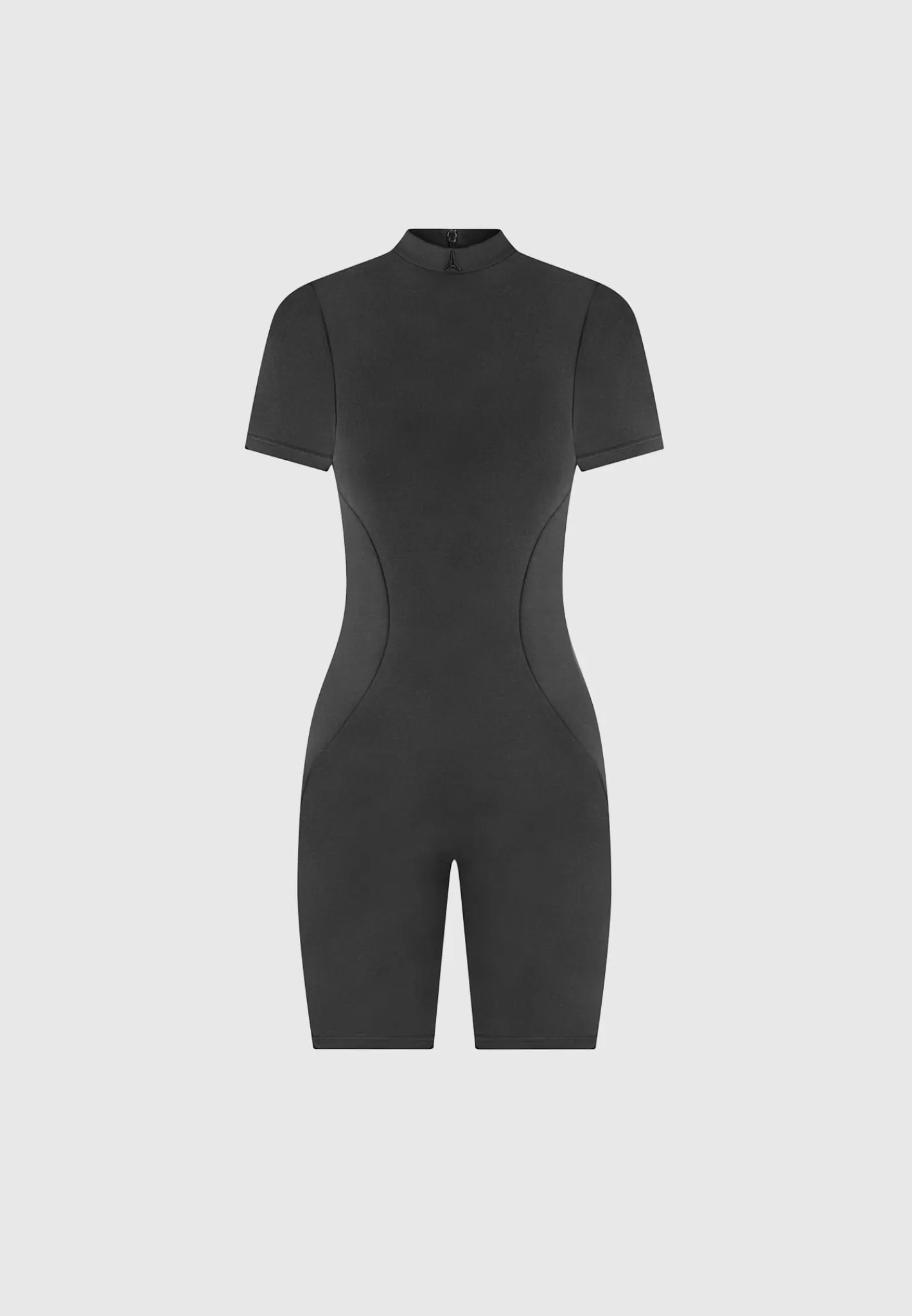 Mock Neck Playsuit - Washed Grey-Manière De Voir Best