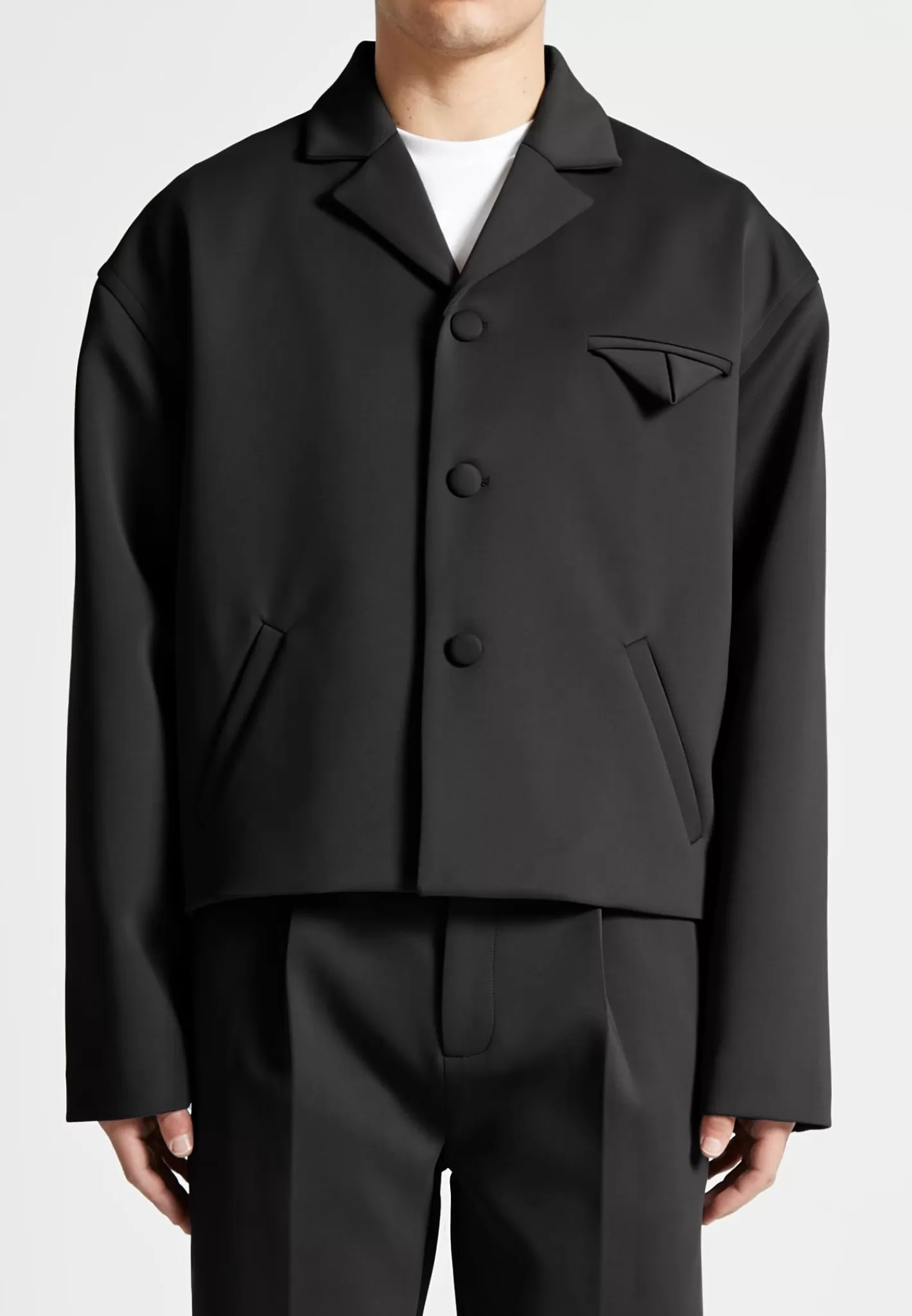 Neoprene Boxy Jacket - -Manière De Voir Sale