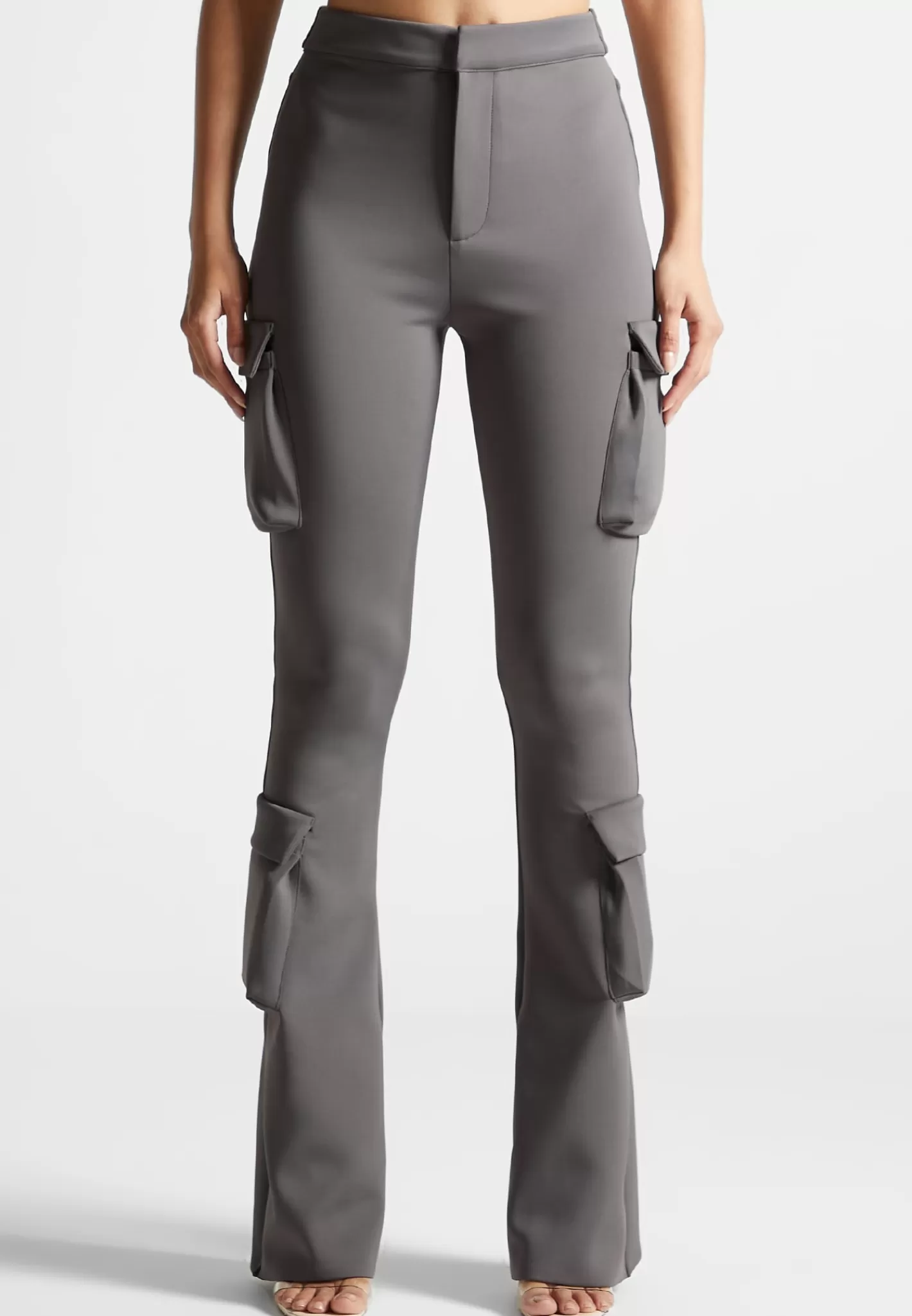 Neoprene Cargo Fit and Flare Leggings - -Manière De Voir Flash Sale