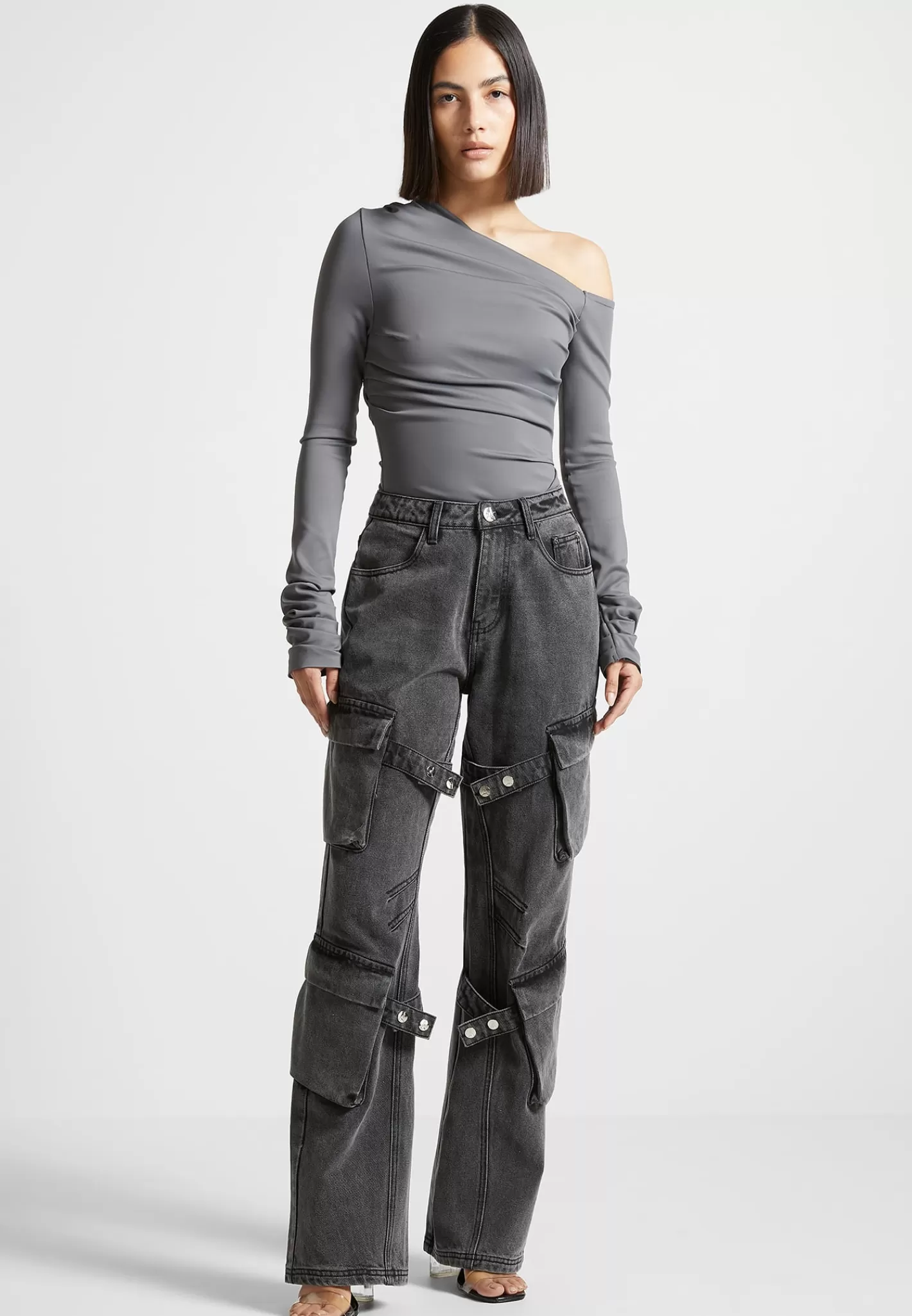 Neoprene Gathered Bodysuit - -Manière De Voir Best
