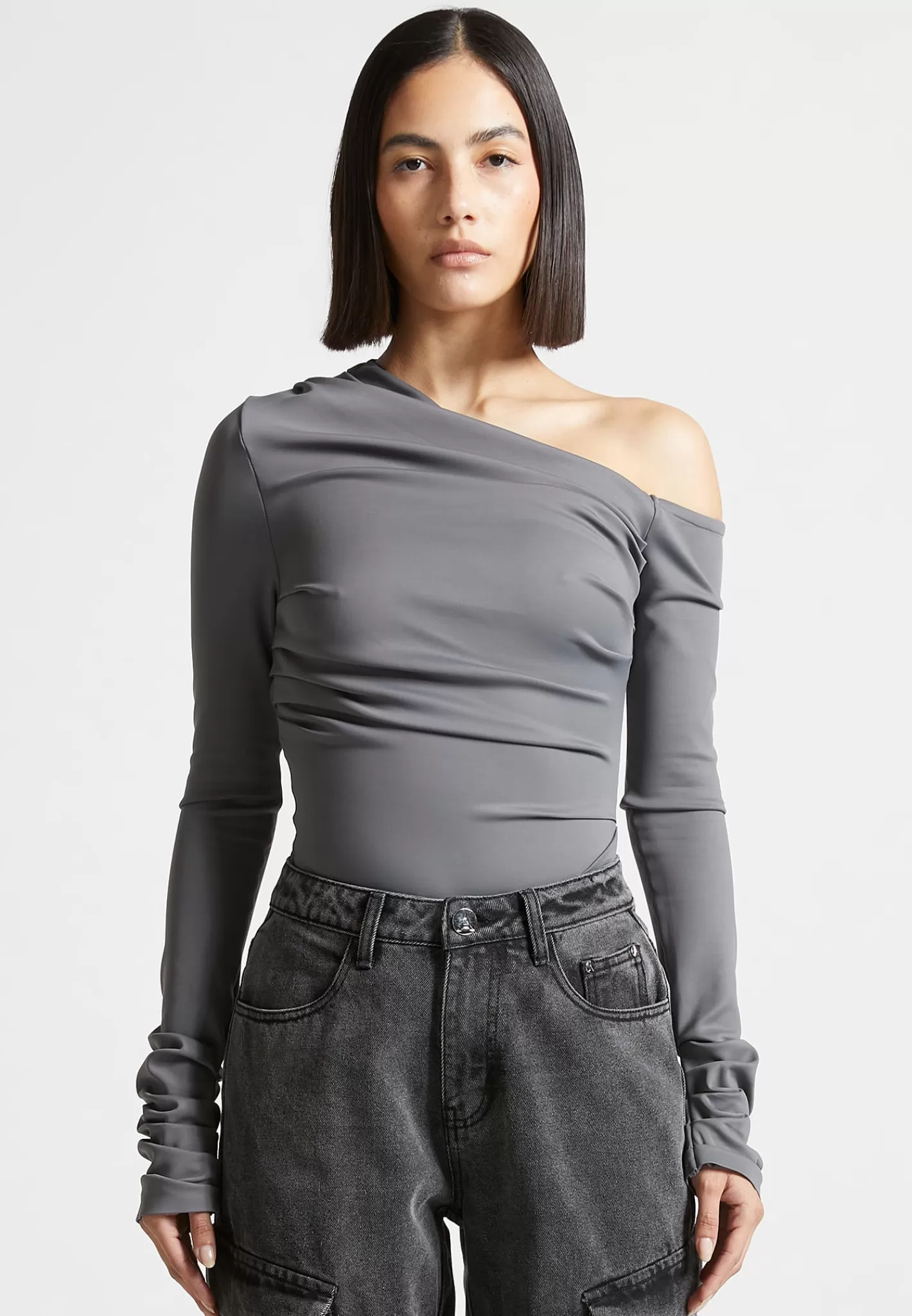 Neoprene Gathered Bodysuit - -Manière De Voir Best