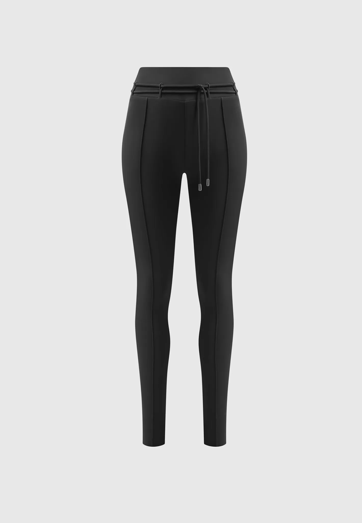 Neoprene Tie Detail Leggings - -Manière De Voir Best Sale