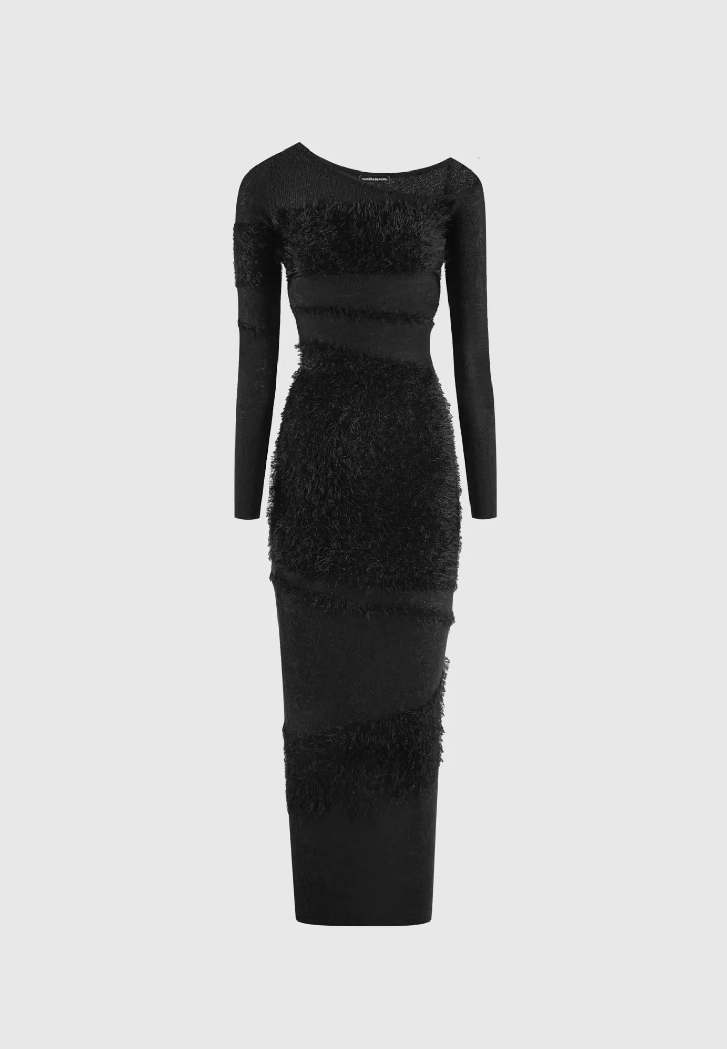 Off Shoulder Knitted Maxi Dress - -Manière De Voir Online